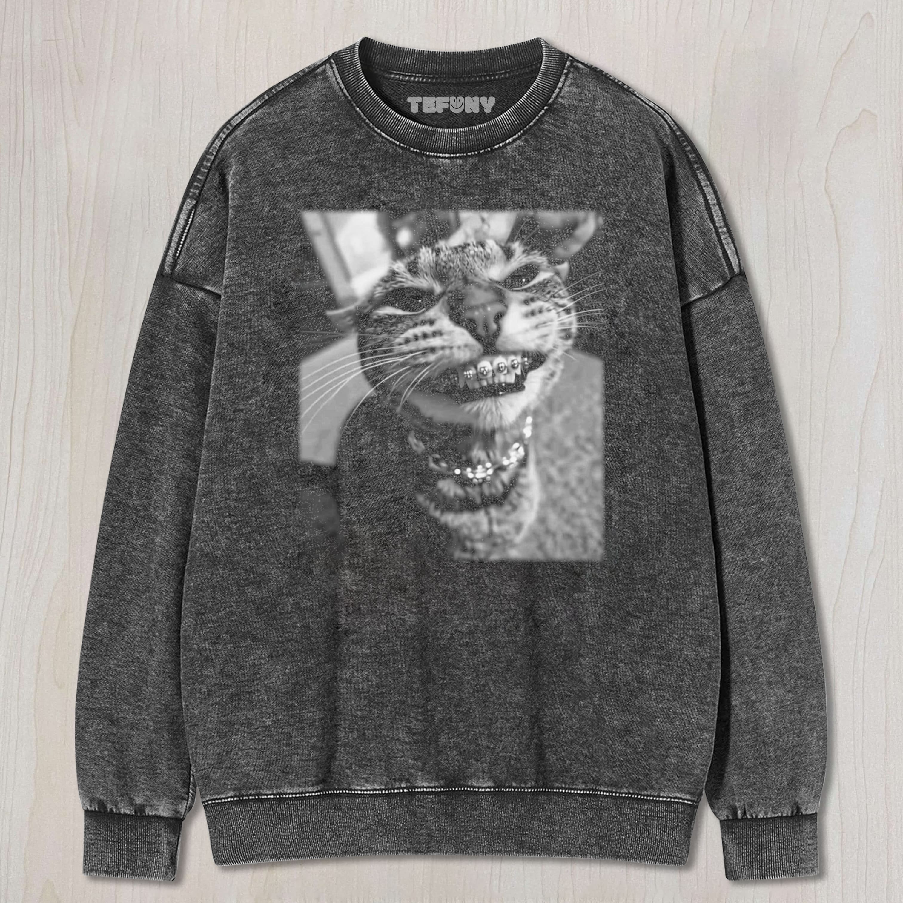 CAT STREET STYLE UNISEX TEE, TANK TOP, LAYERED LS, SWEATSHIRT & HOODIE