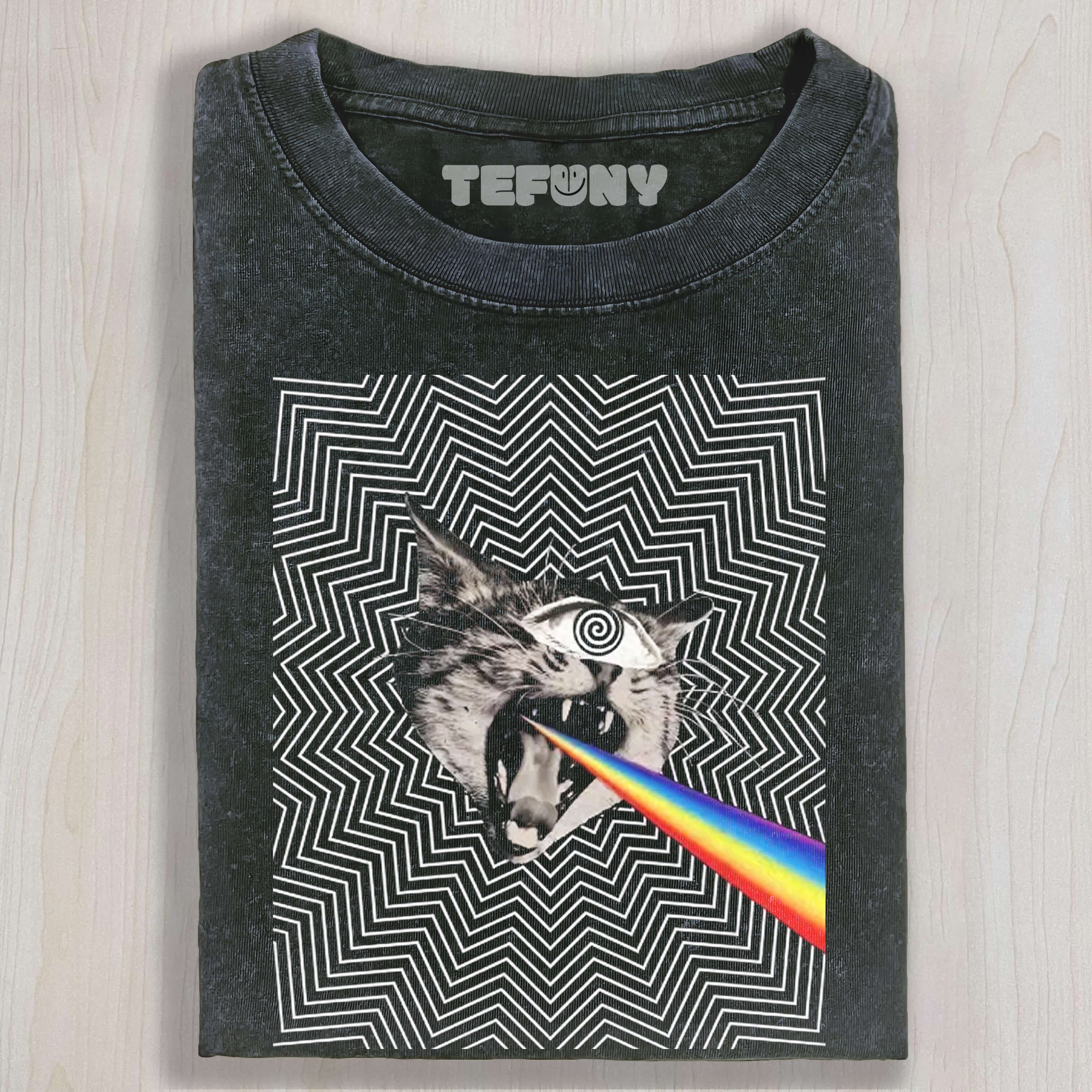 CAT'S ABSTRACT EYE TEE & SWEAT & HOOD