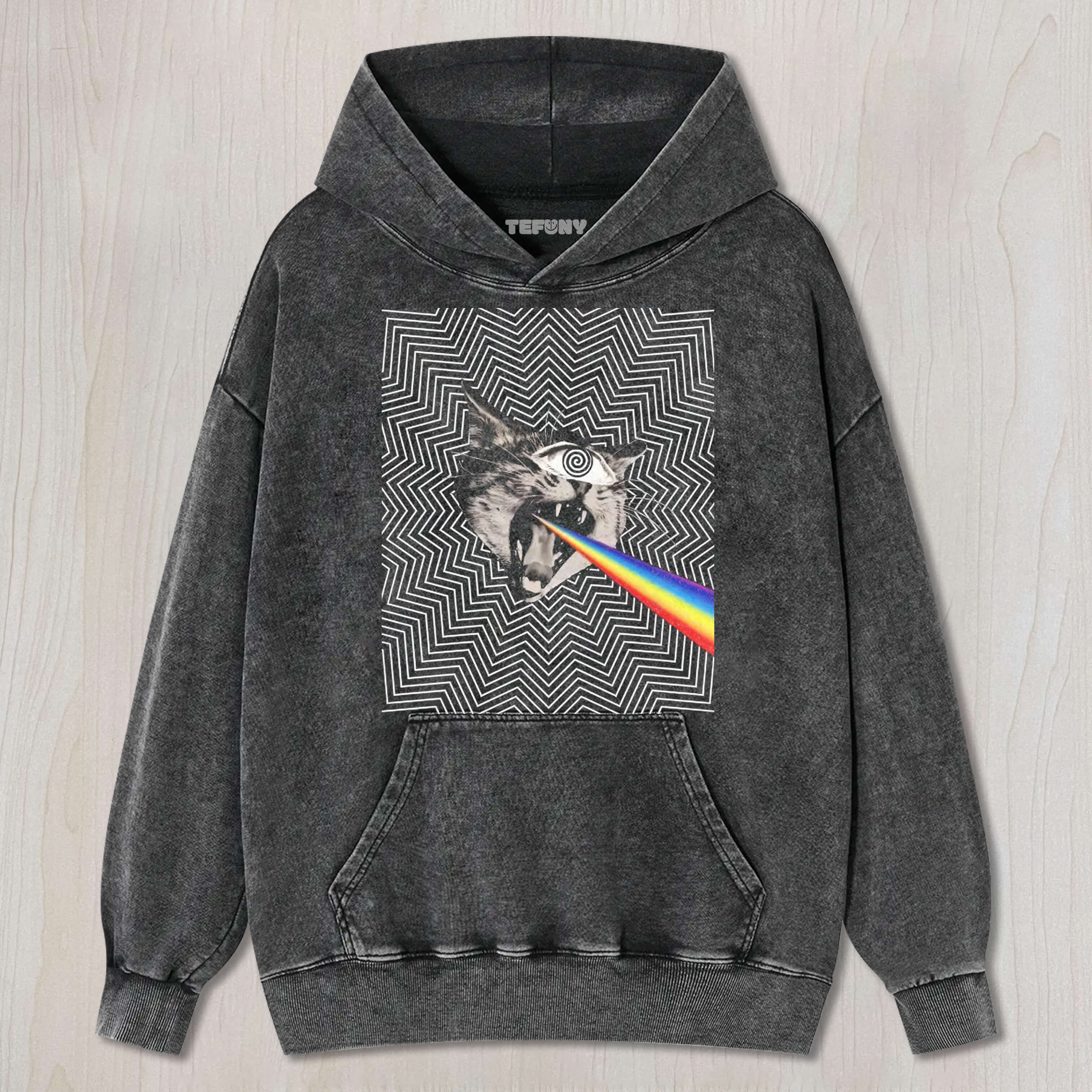 CAT'S ABSTRACT EYE TEE & SWEAT & HOOD