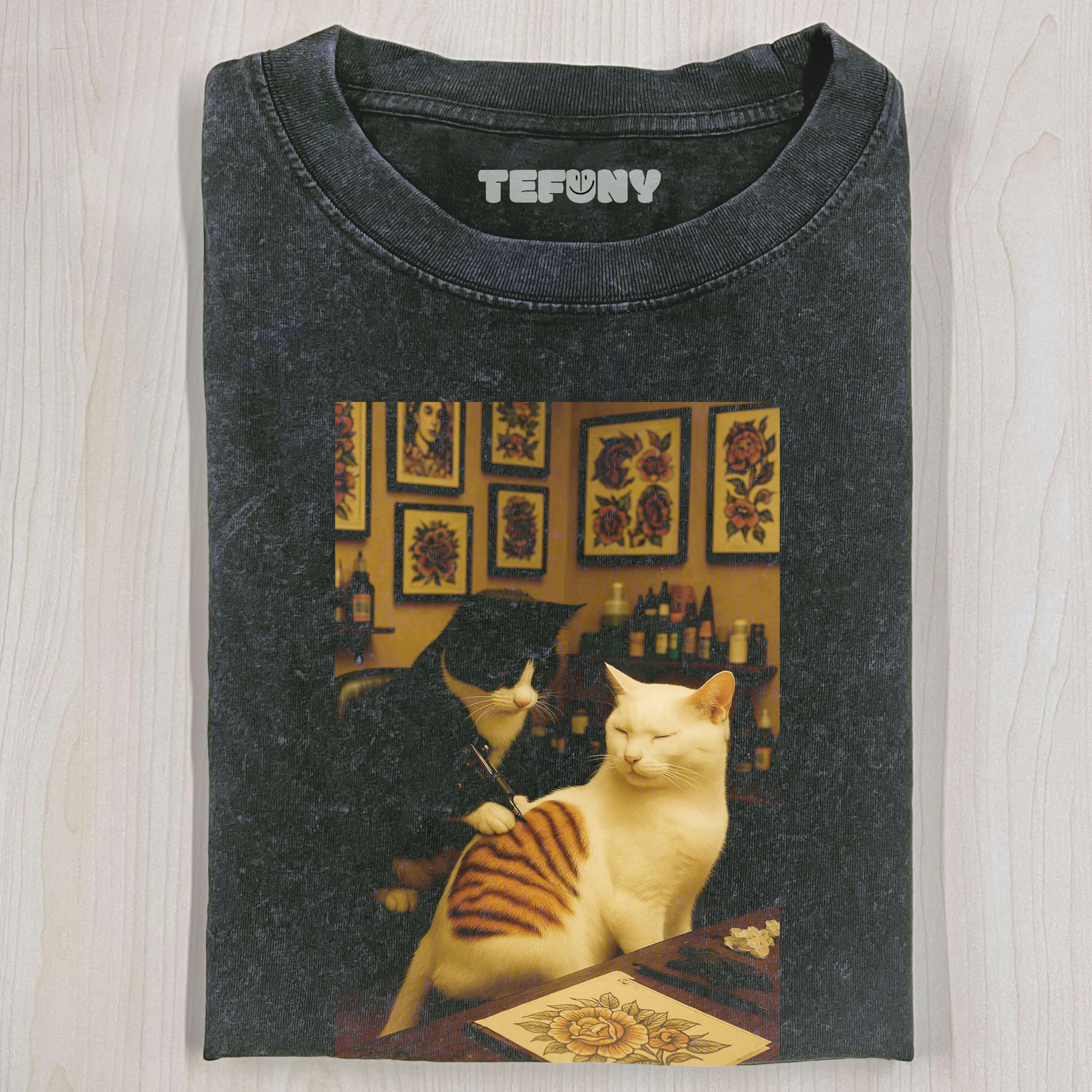 CAT TATTOOS FOR CATS T-SHIRT