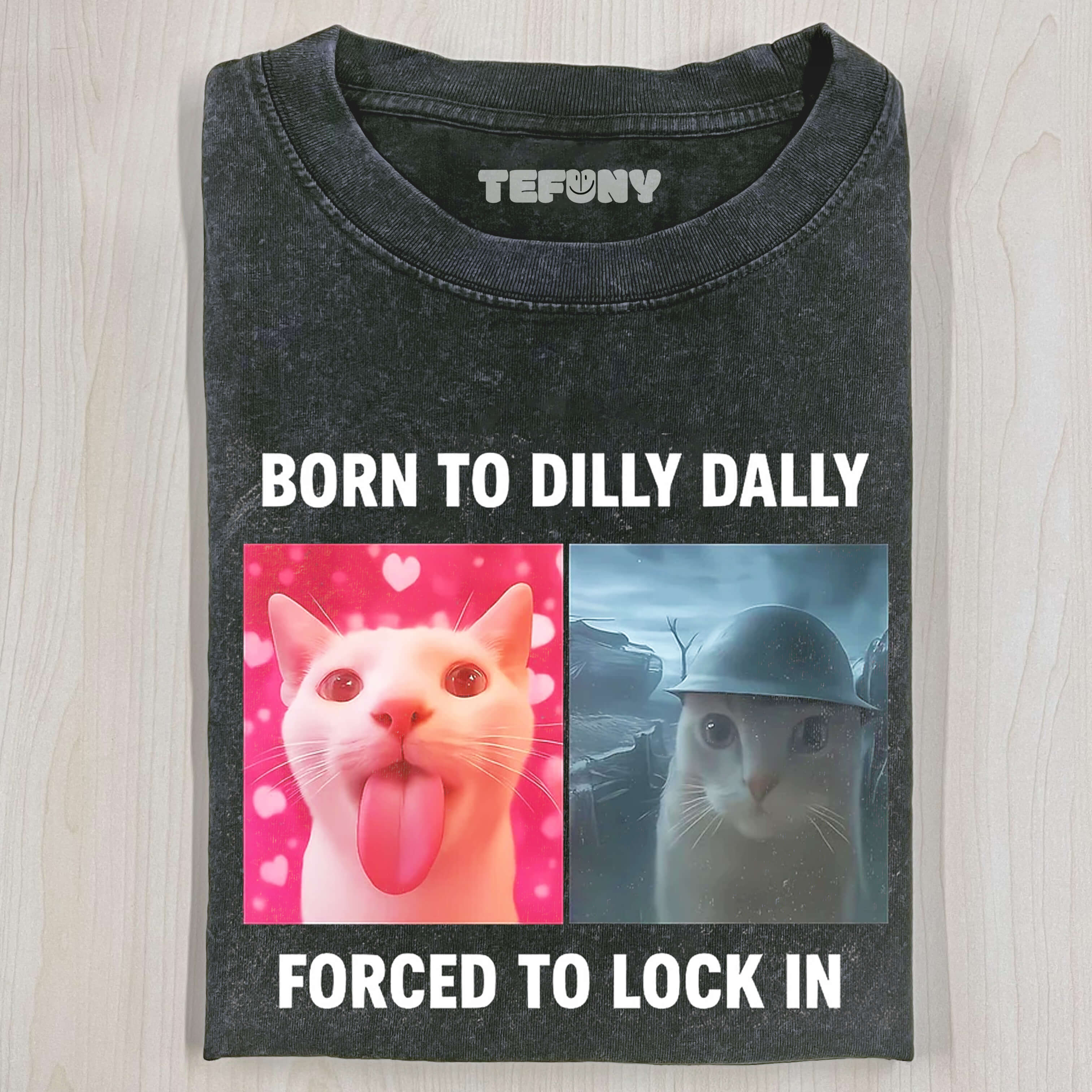 CAT VINTAGE T-SHIRT