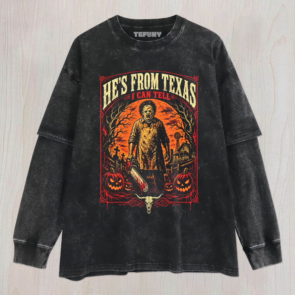 CHAINSAW KILLER V6 UNISEX TEE, TANK TOP, LAYERED LS, SWEATSHIRT & HOODIE