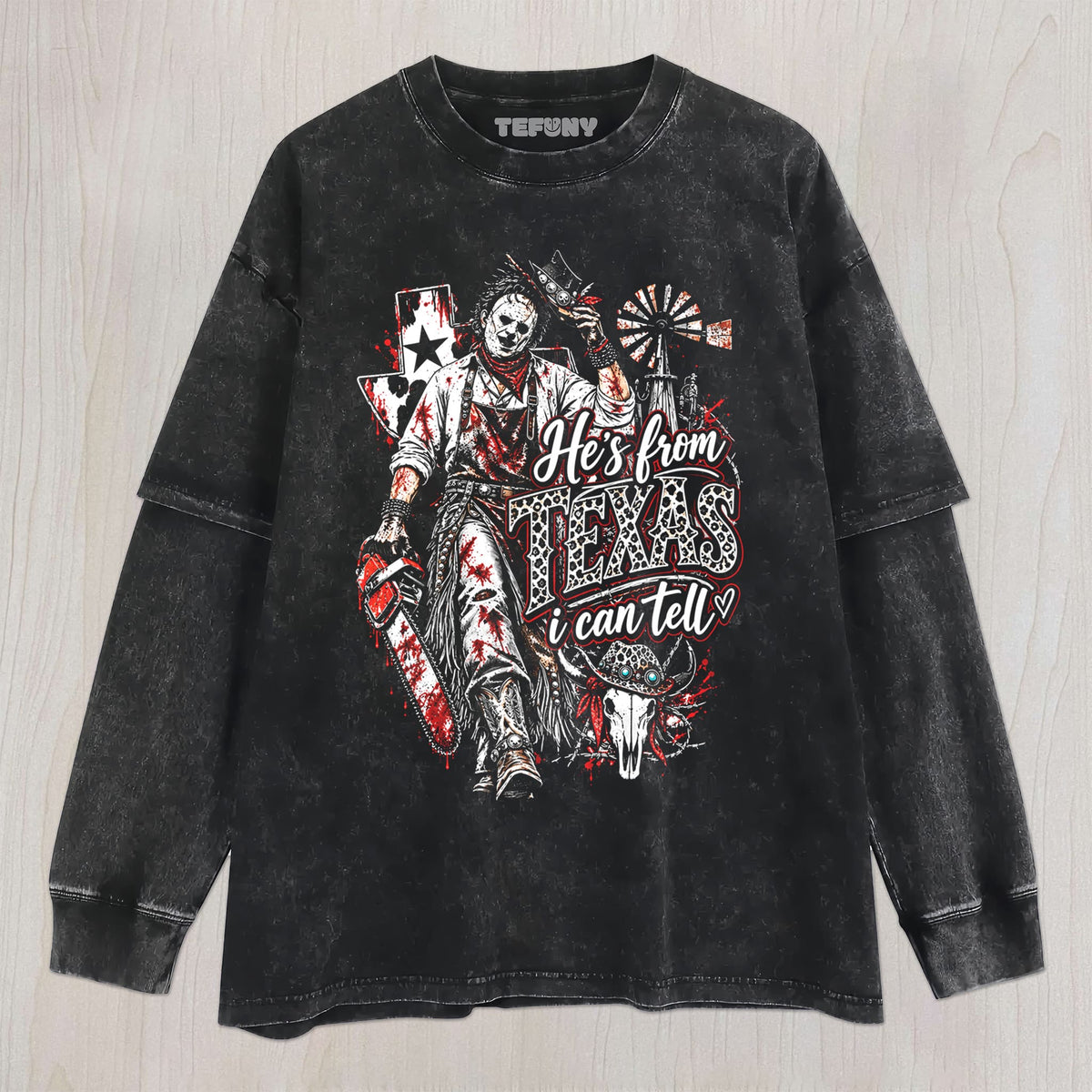 CHAINSAW KILLER V7 UNISEX TEE, TANK TOP, LAYERED LS, SWEATSHIRT & HOODIE