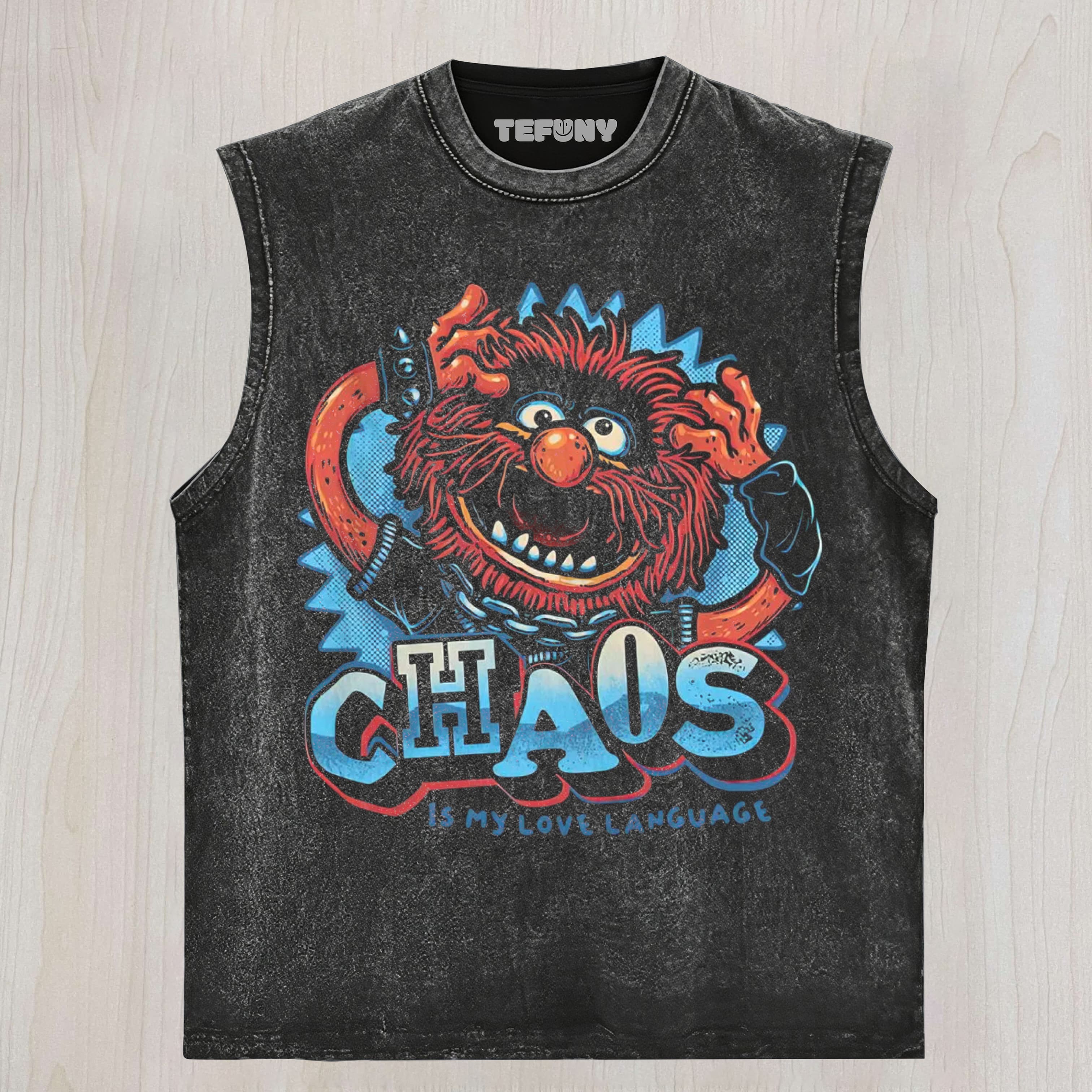 CHAOS IS MY LOVE LANGUAGE COTTON UNISEX TEE, TANK TOP, LAYERED LS, SWEATSHIRT & HOODIE