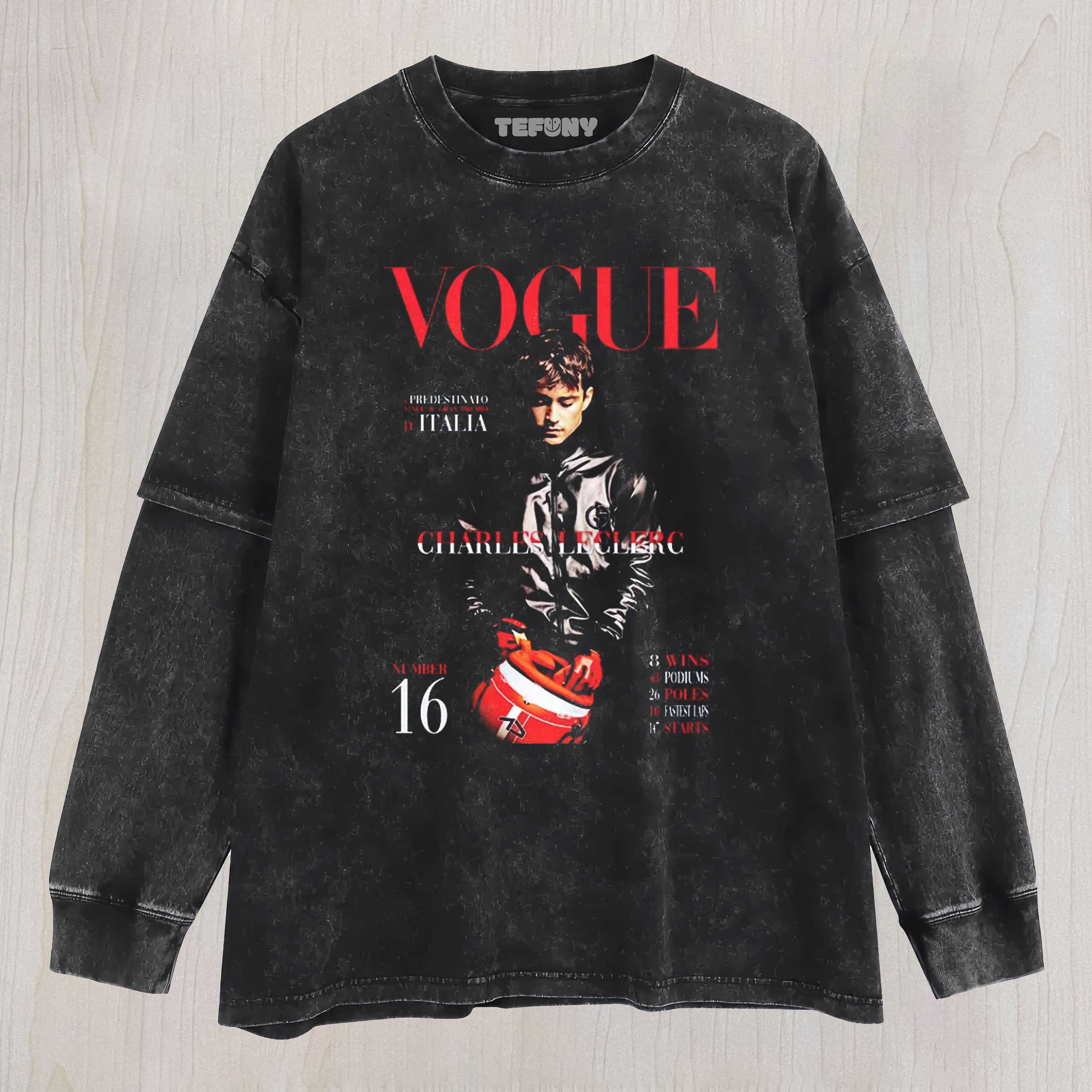 CHARLES LECLERC F1 LAYERED LONG SLEEVE