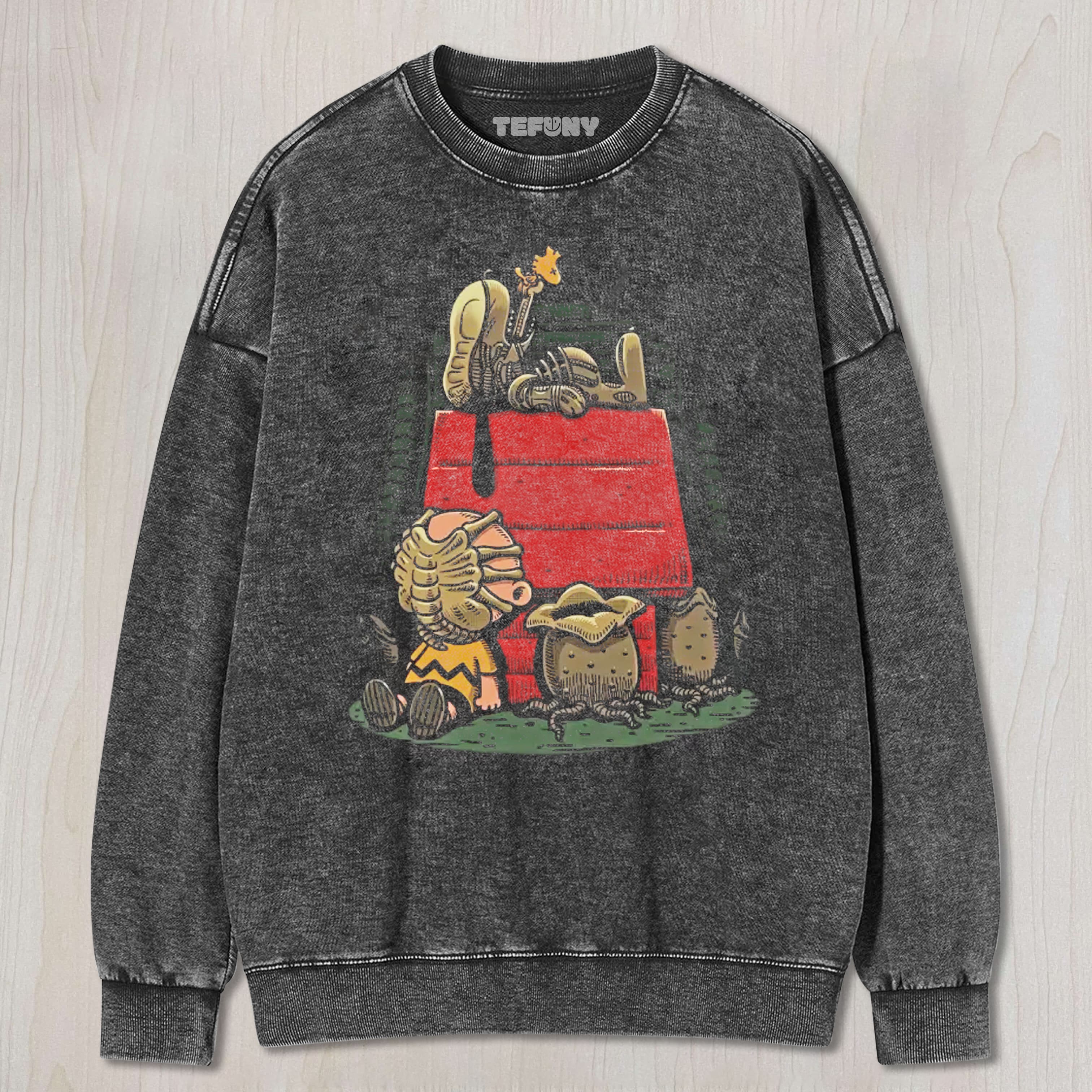 CHARLIE BROWN ALIEN PARODY TEE & SWEAT & HOOD