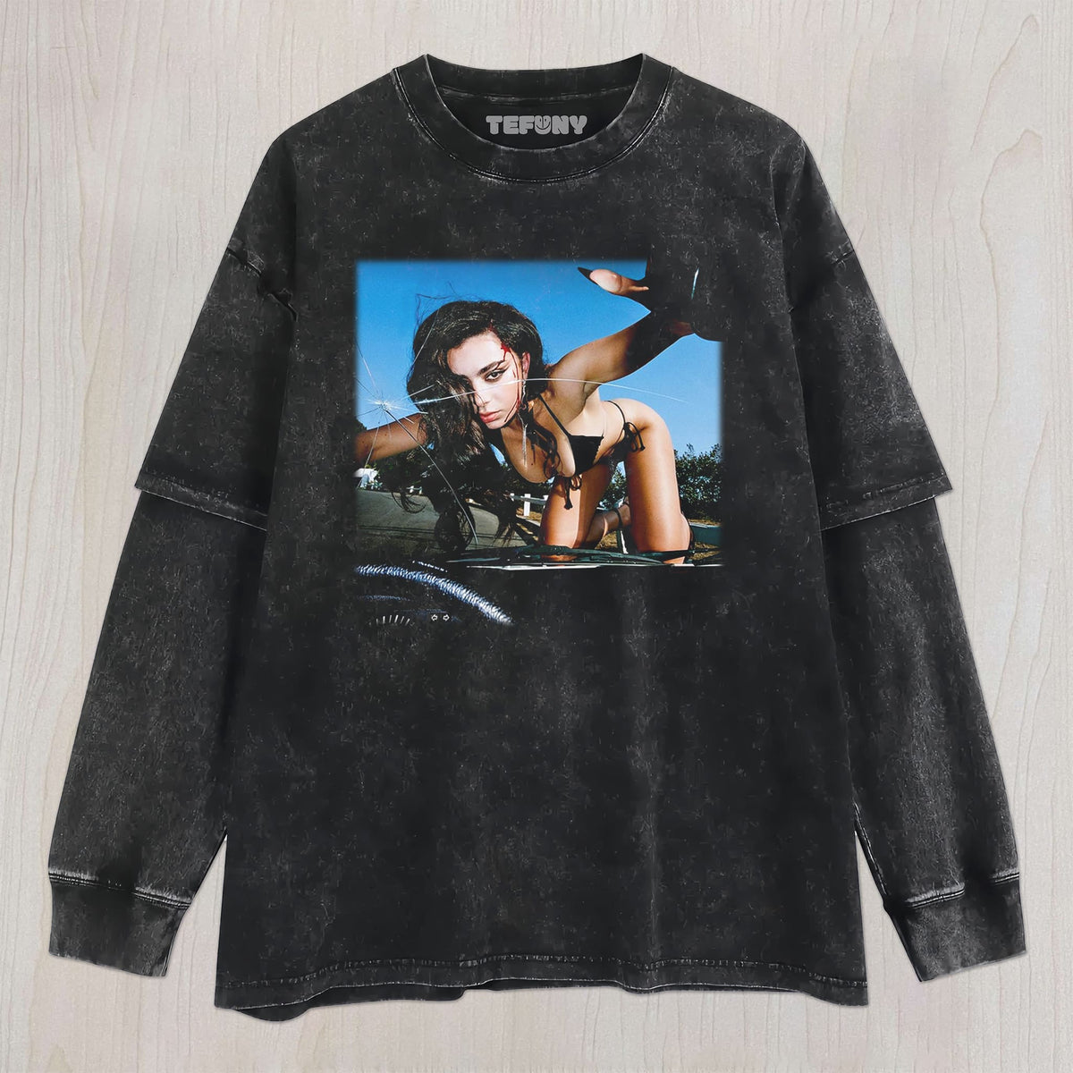CHARLI XCX V5 UNISEX TEE, TANK TOP, LAYERED LS, SWEATSHIRT & HOODIE