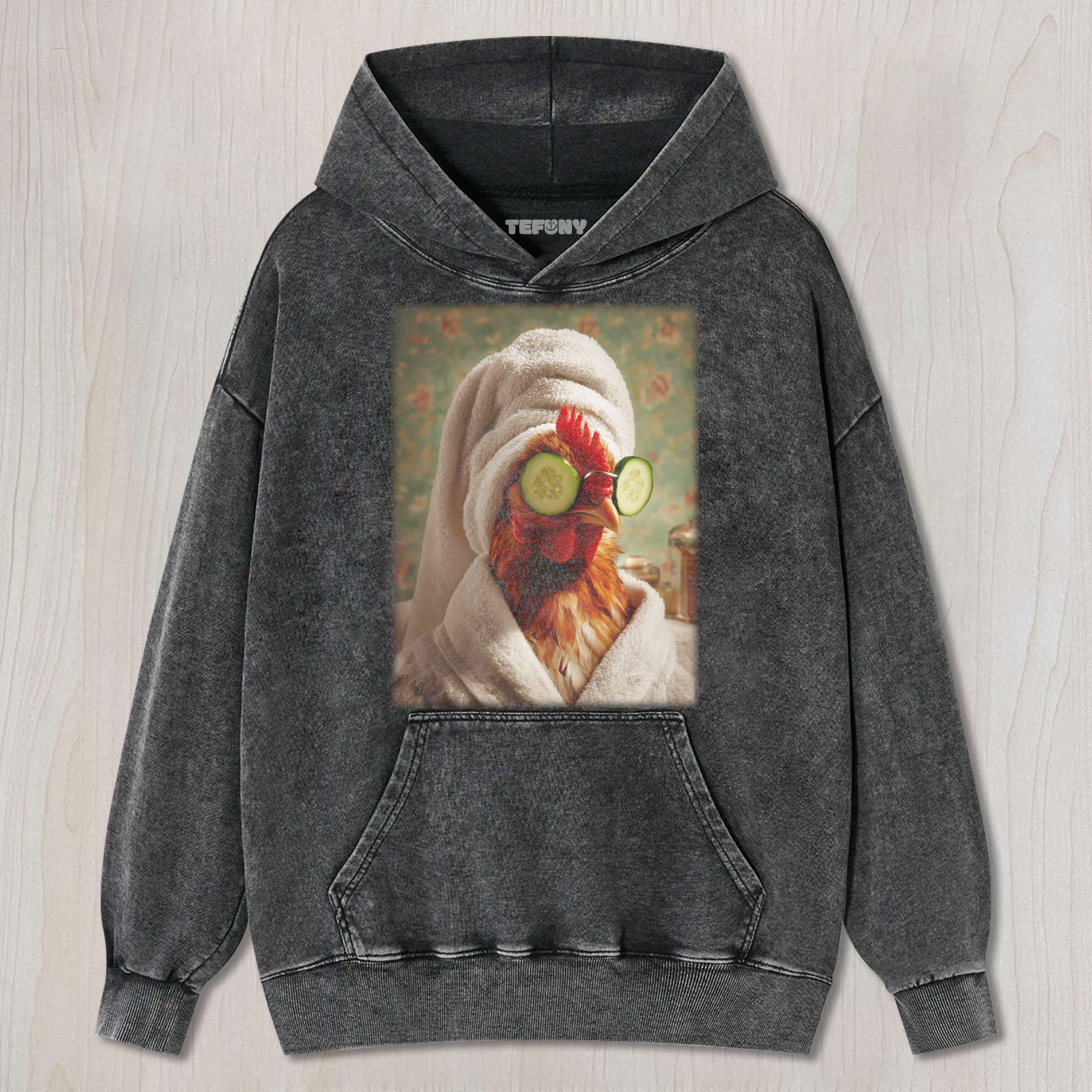 CHICKENS AFTER BATHING T-SHIRT