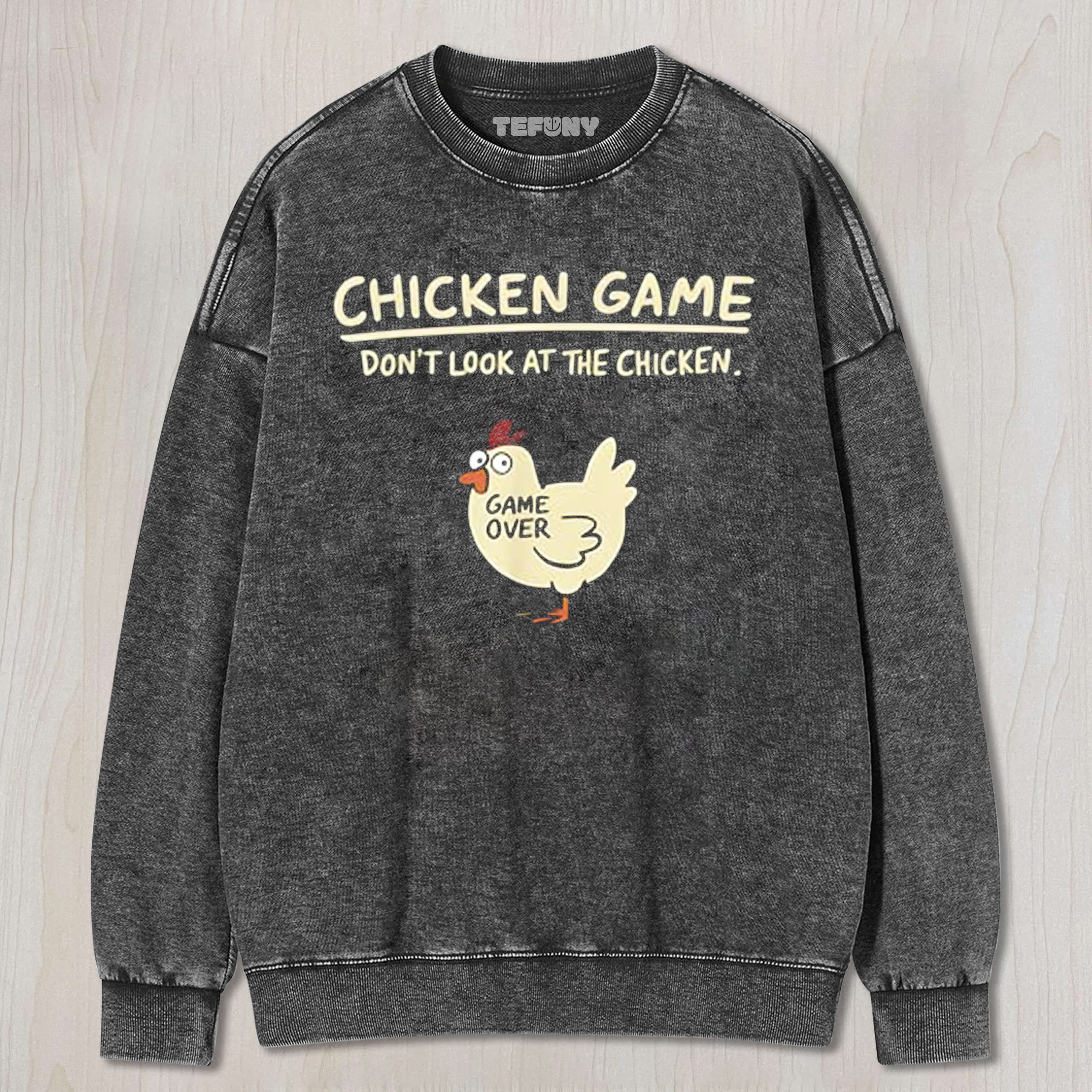CHICKEN GAME UNISEX TEE, TANK TOP, LAYERED LS, SWEATSHIRT & HOODIE