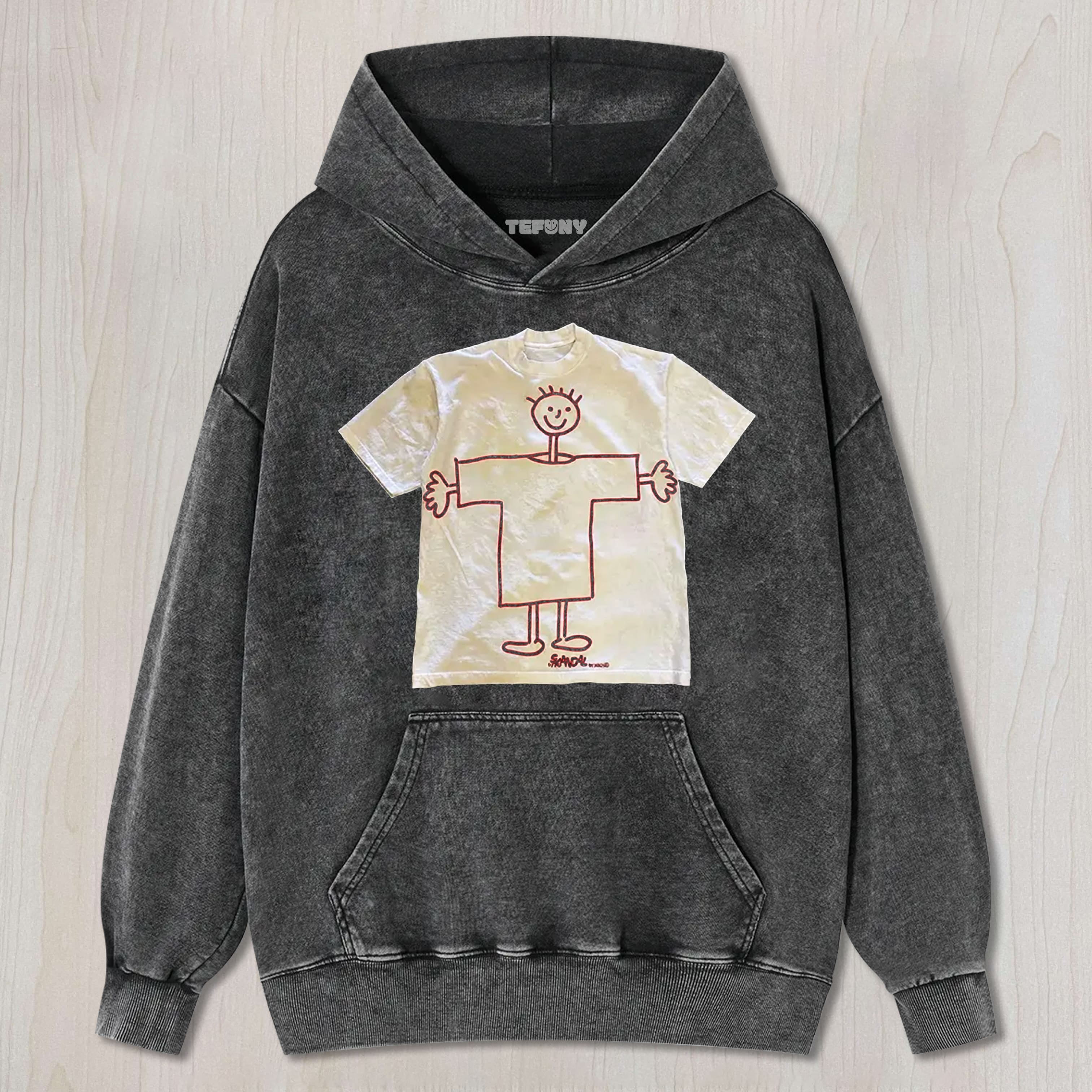 CHILDREN'S SELF DRAWING SHIRT UNISEX TEE, TANK TOP, LAYERED LS, SWEATSHIRT & HOODIE