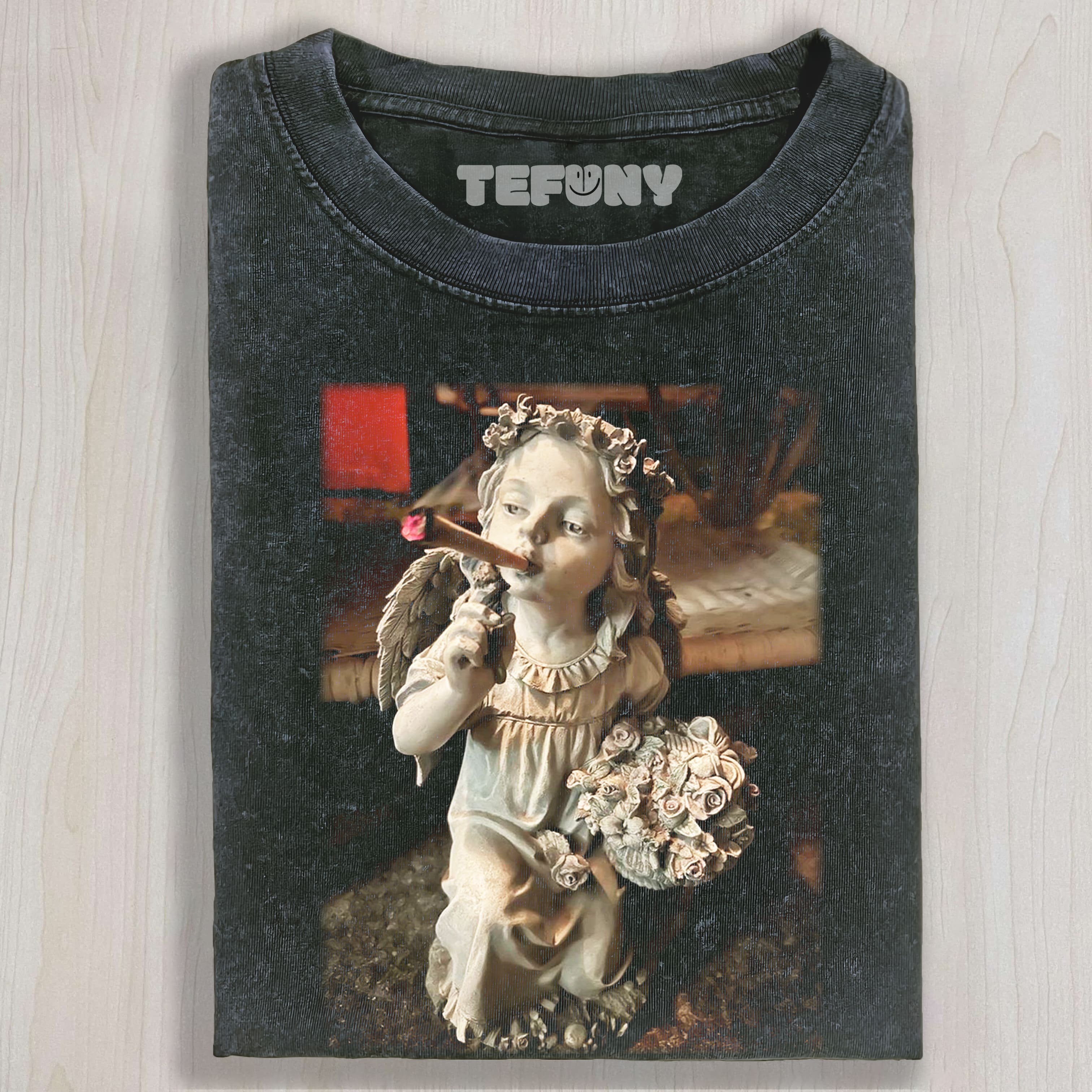 CHILD SCULPTURE SMOKING TEE & SWEAT & HOOD