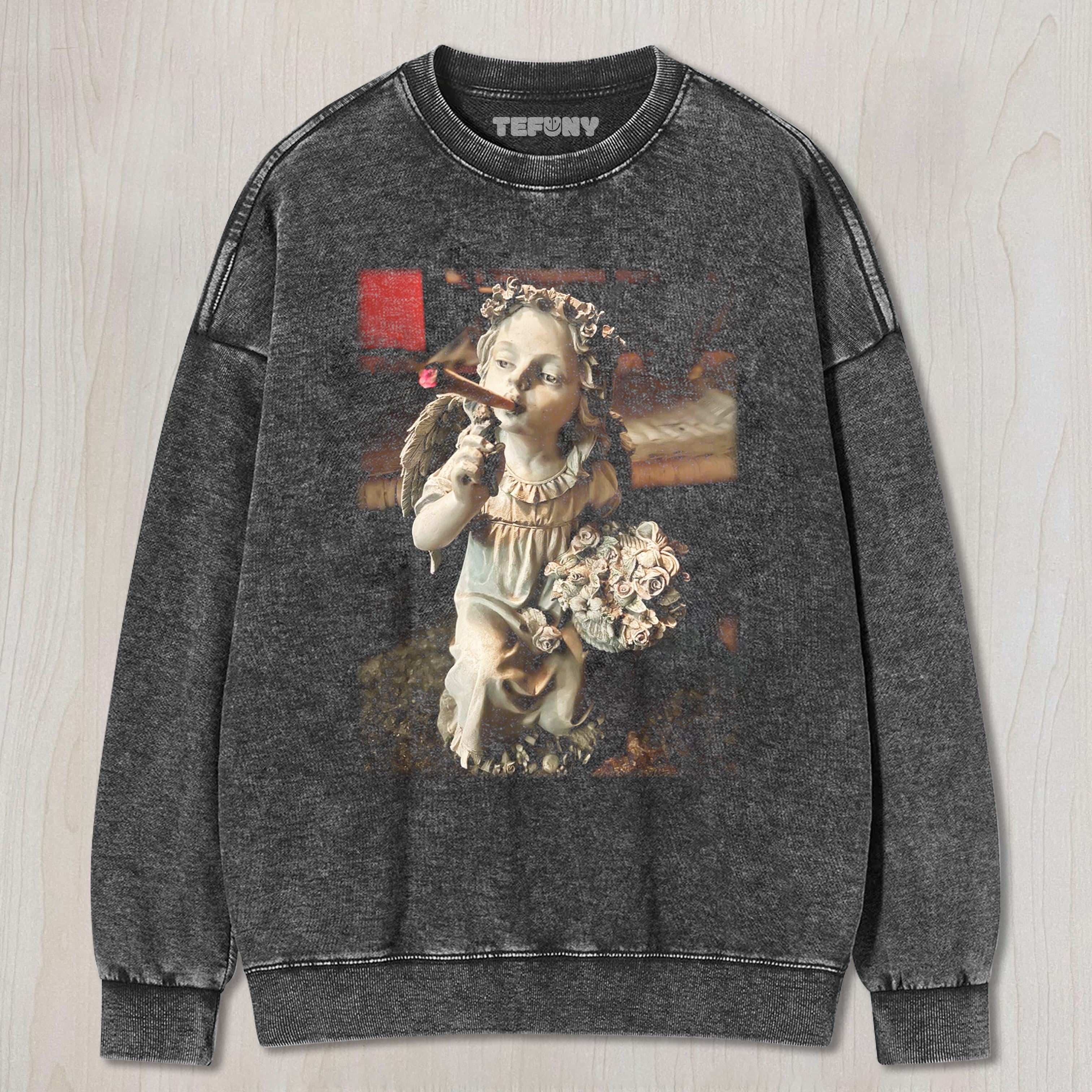CHILD SCULPTURE SMOKING TEE & SWEAT & HOOD