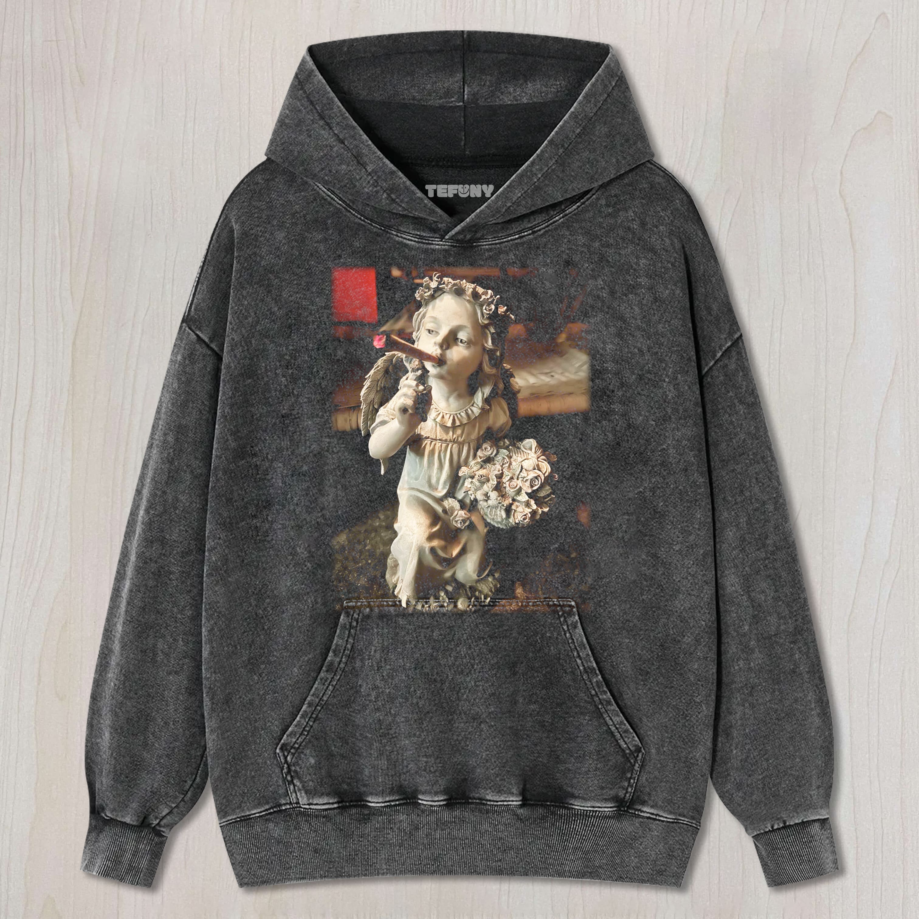 CHILD SCULPTURE SMOKING TEE & SWEAT & HOOD