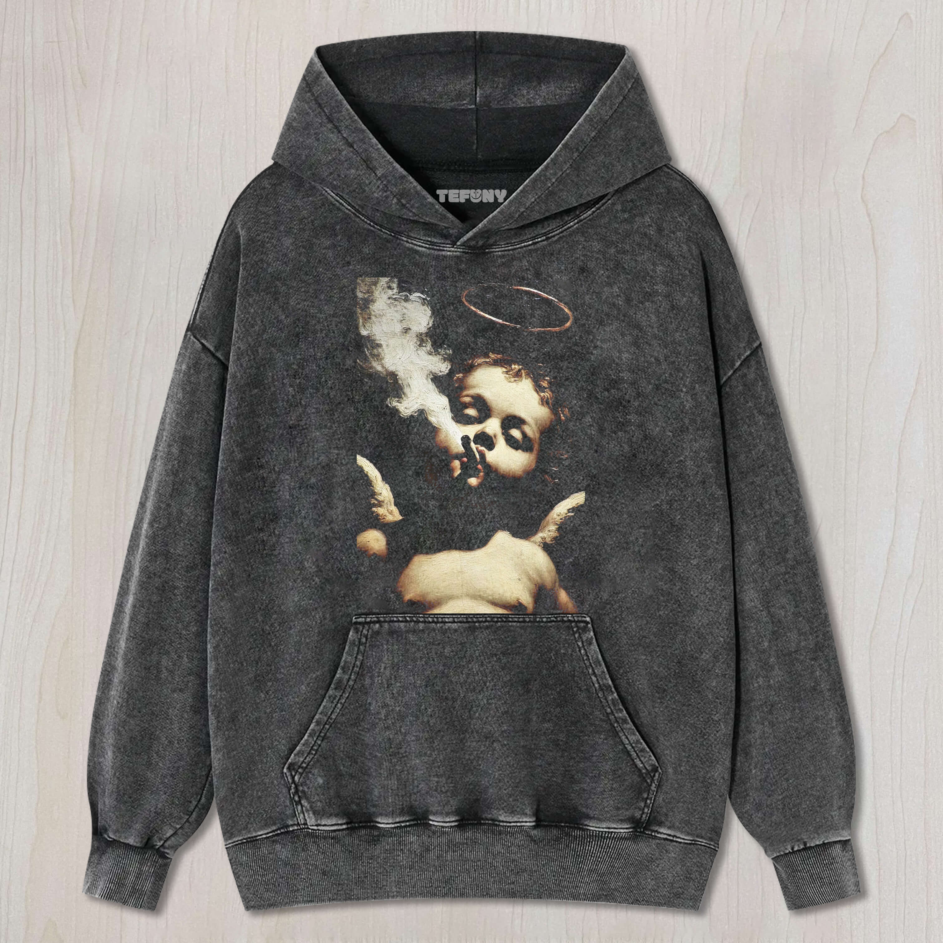 CHILD ANGEL SMOKING TEE & SWEAT & HOOD