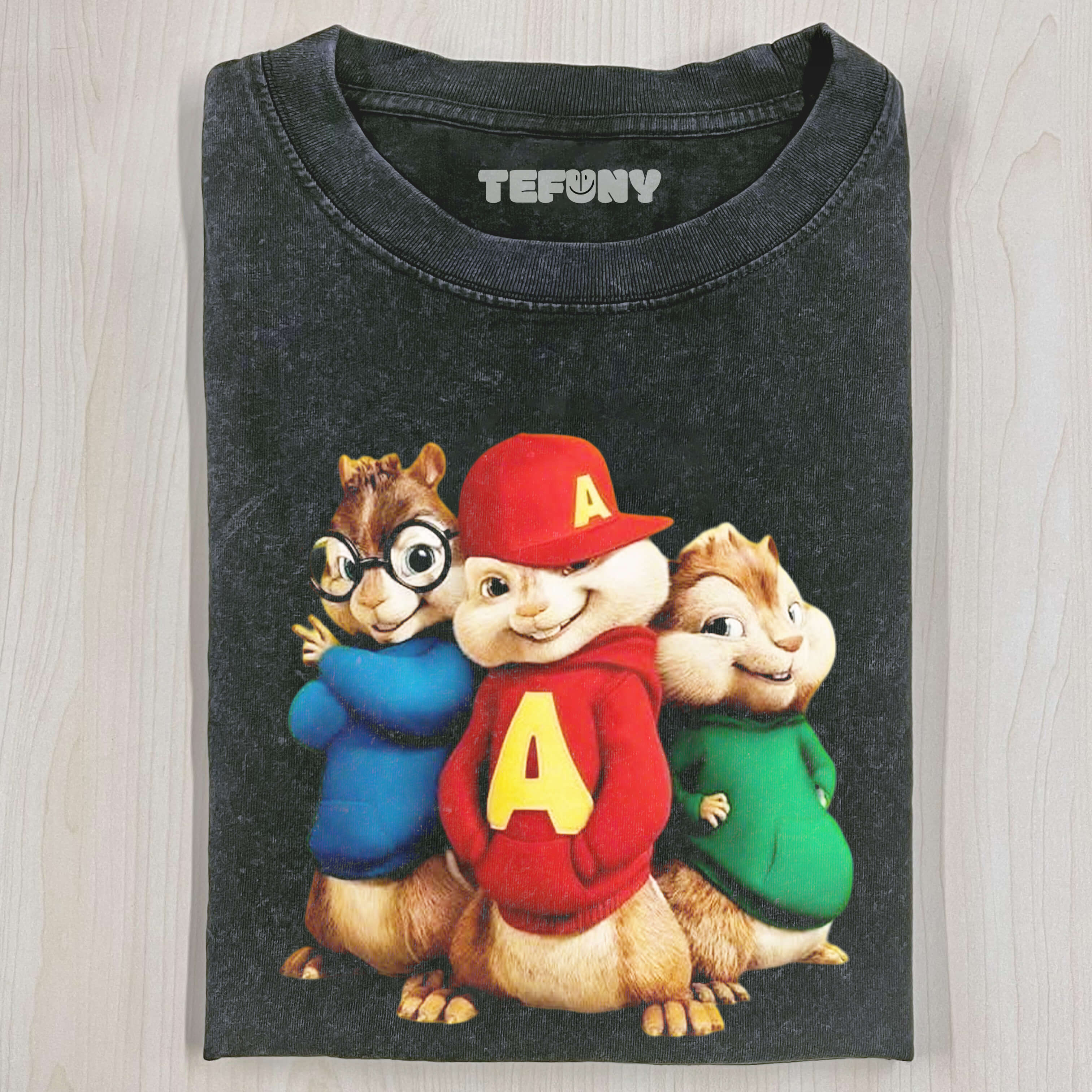 CHIPMUNK PLAYING COOL T-SHIRT