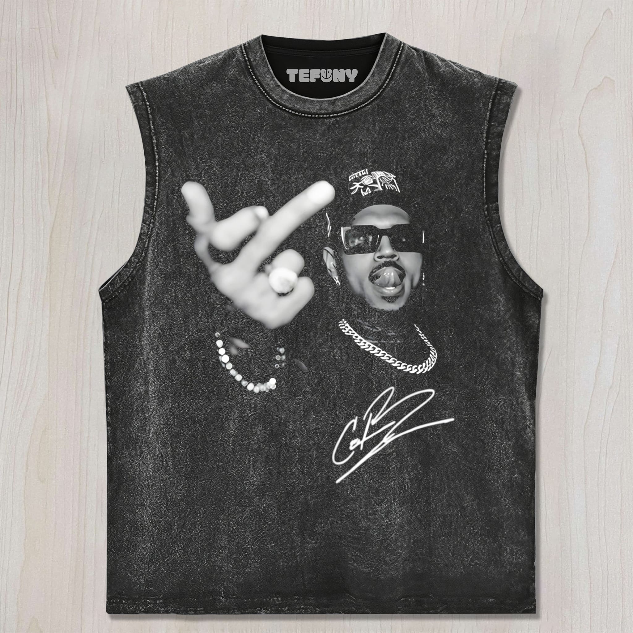 CHRIS BROWN-MIDDLE FINGER UNISEX TEE, TANK TOP, LAYERED LS, SWEATSHIRT & HOODIE