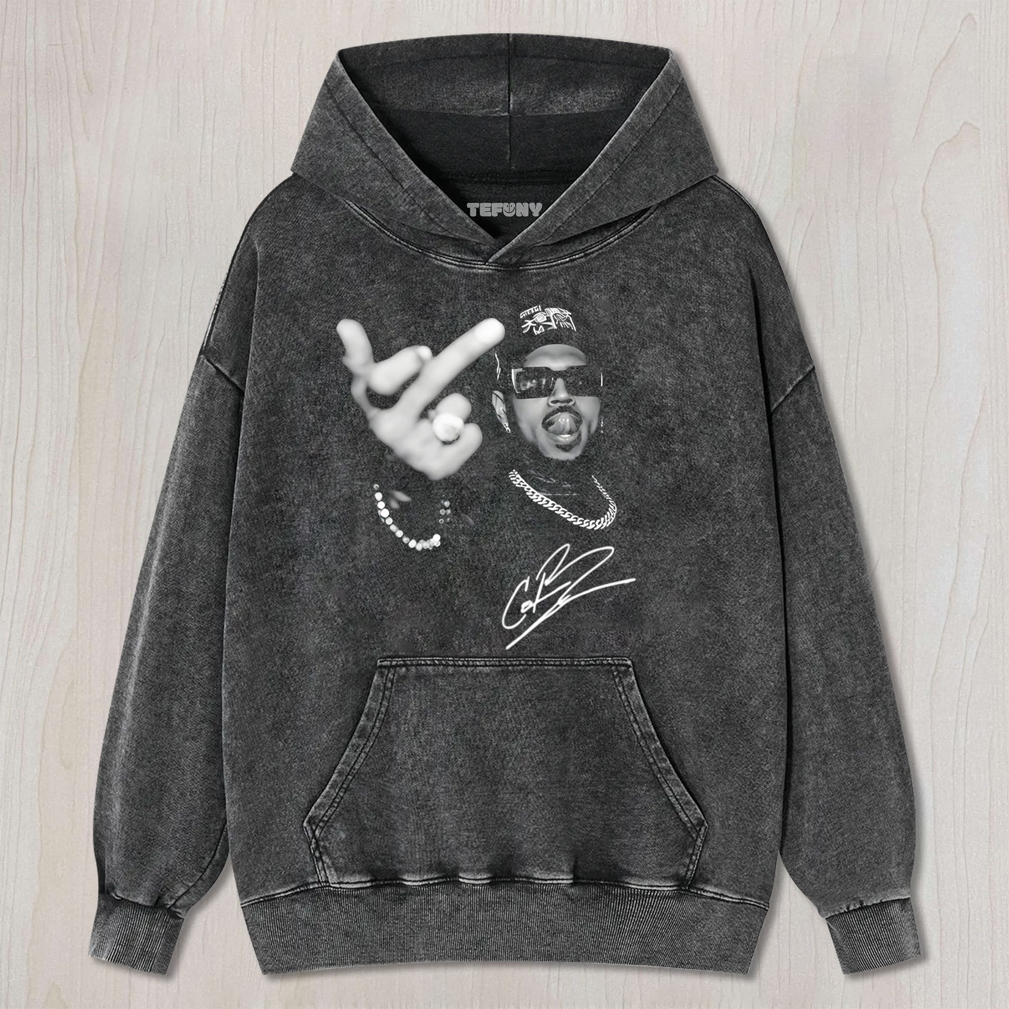 CHRIS BROWN-MIDDLE FINGER UNISEX TEE, TANK TOP, LAYERED LS, SWEATSHIRT & HOODIE