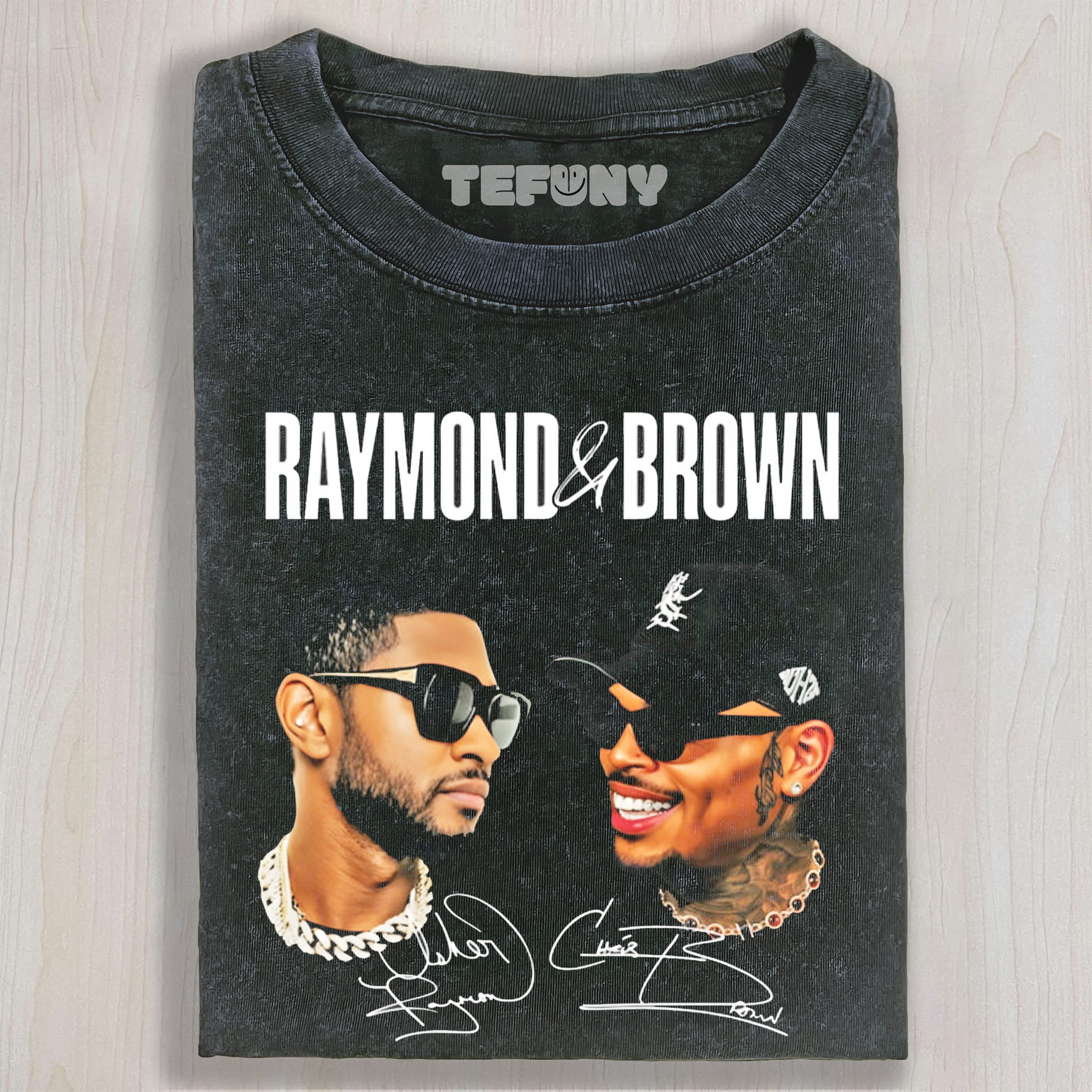 CHRIS BROWN & USHER RAYMOND UNISEX TEE, TANK TOP, LAYERED LS, SWEATSHIRT & HOODIE