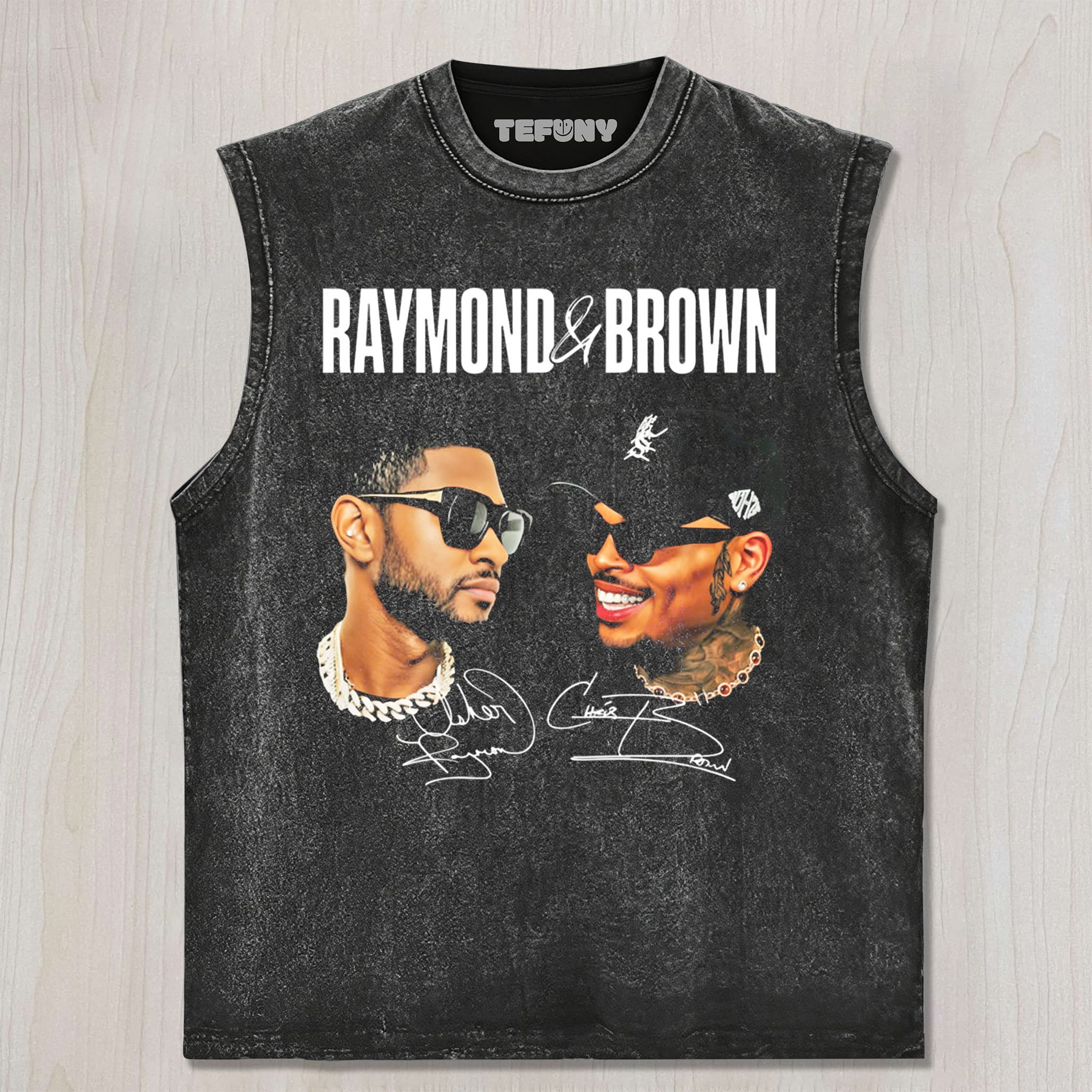 CHRIS BROWN & USHER RAYMOND UNISEX TEE, TANK TOP, LAYERED LS, SWEATSHIRT & HOODIE