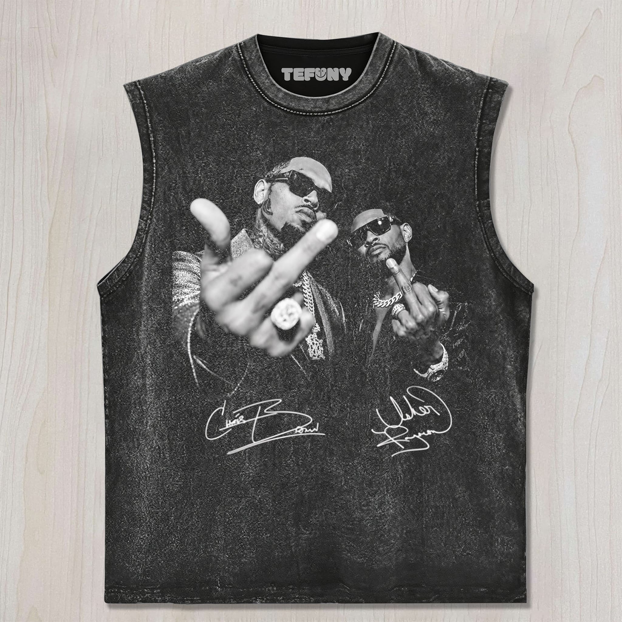 CHRIS BROWN & USHER RAYMOND V2 UNISEX TEE, TANK TOP, LAYERED LS, SWEATSHIRT & HOODIE