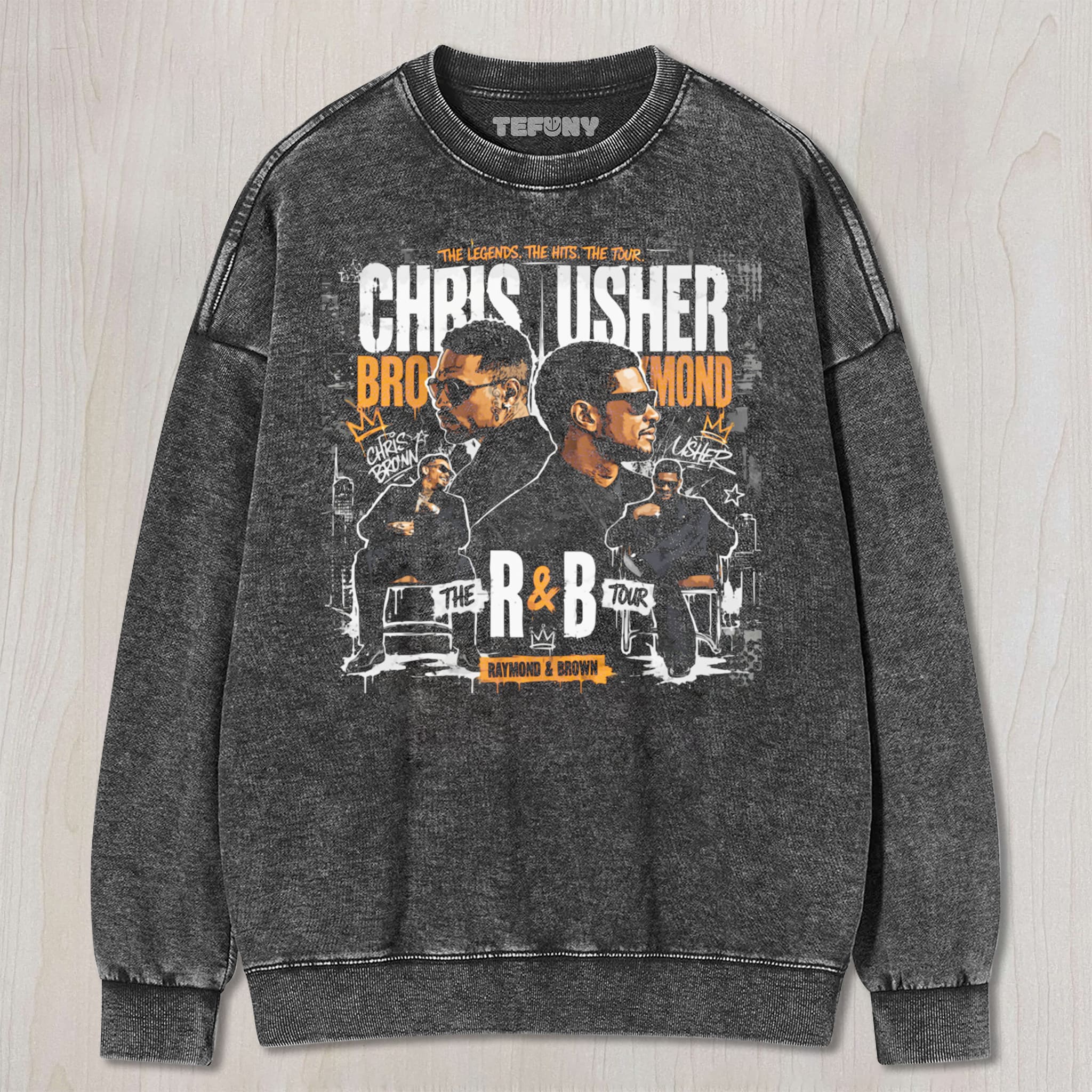 CHRIS BROWN & USHER RAYMOND V6 UNISEX TEE, TANK TOP, LAYERED LS, SWEATSHIRT & HOODIE