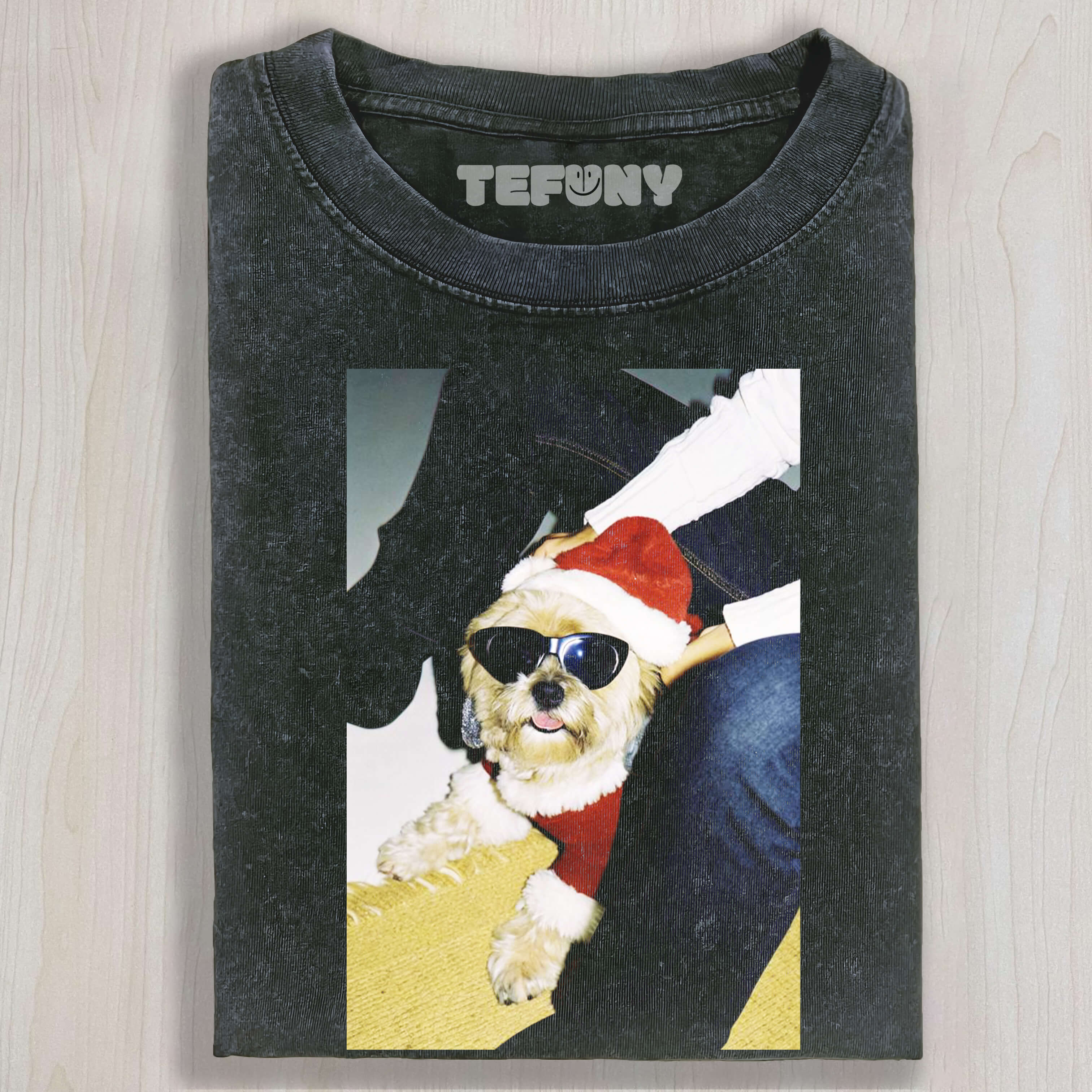 CHRISTMAS DOG T-SHIRT & LONG SLEEVES & HOODIES