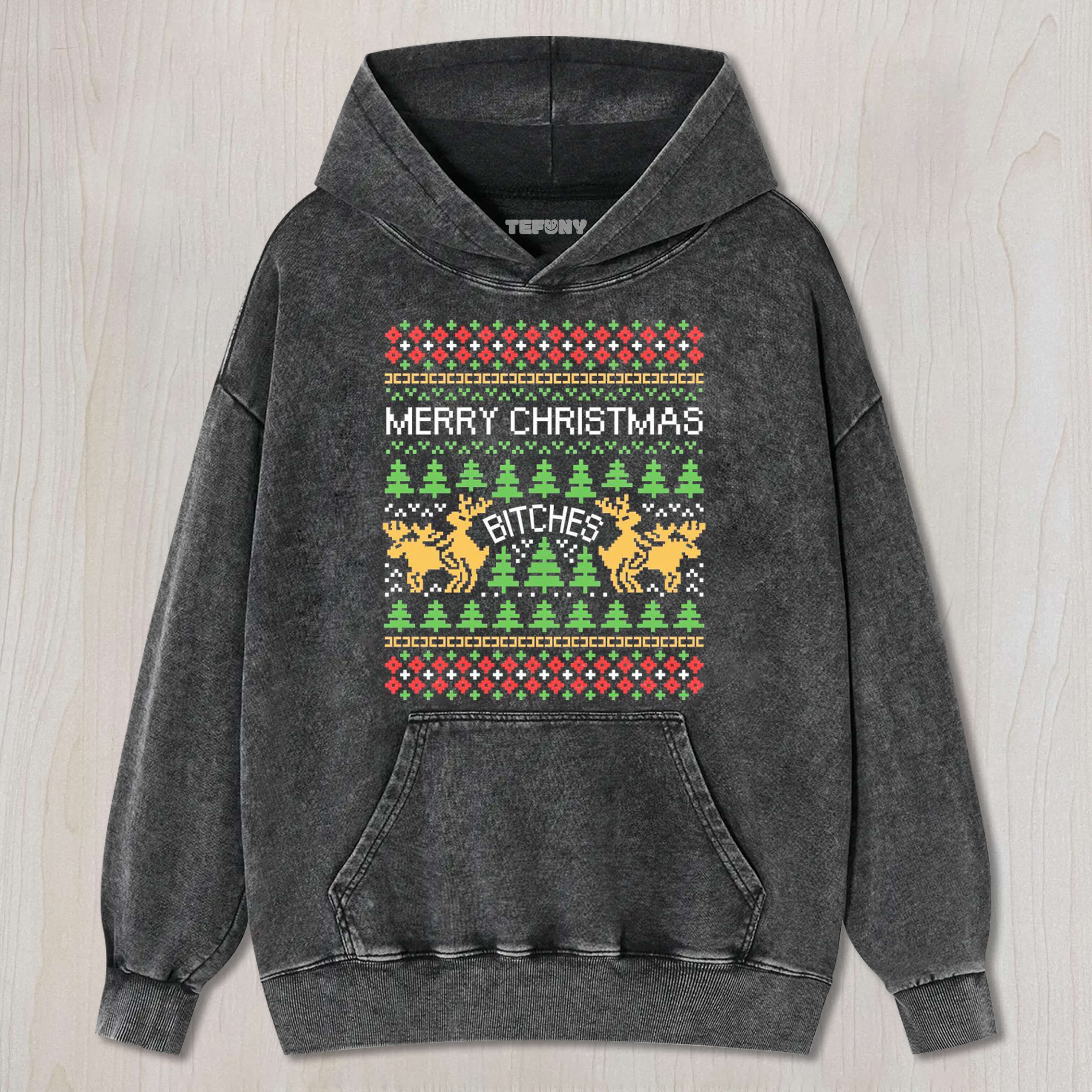 CHRISTMAS FUN REINDEER TEE & SWEAT & HOOD