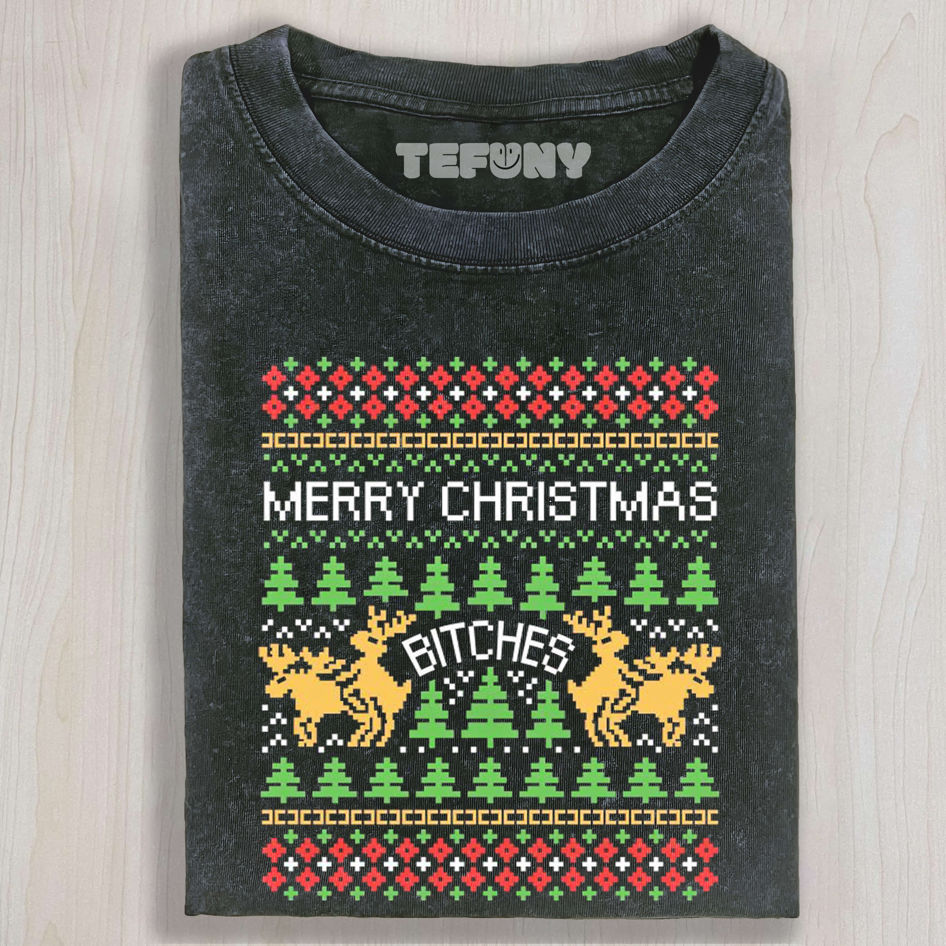 CHRISTMAS FUN REINDEER TEE & SWEAT & HOOD