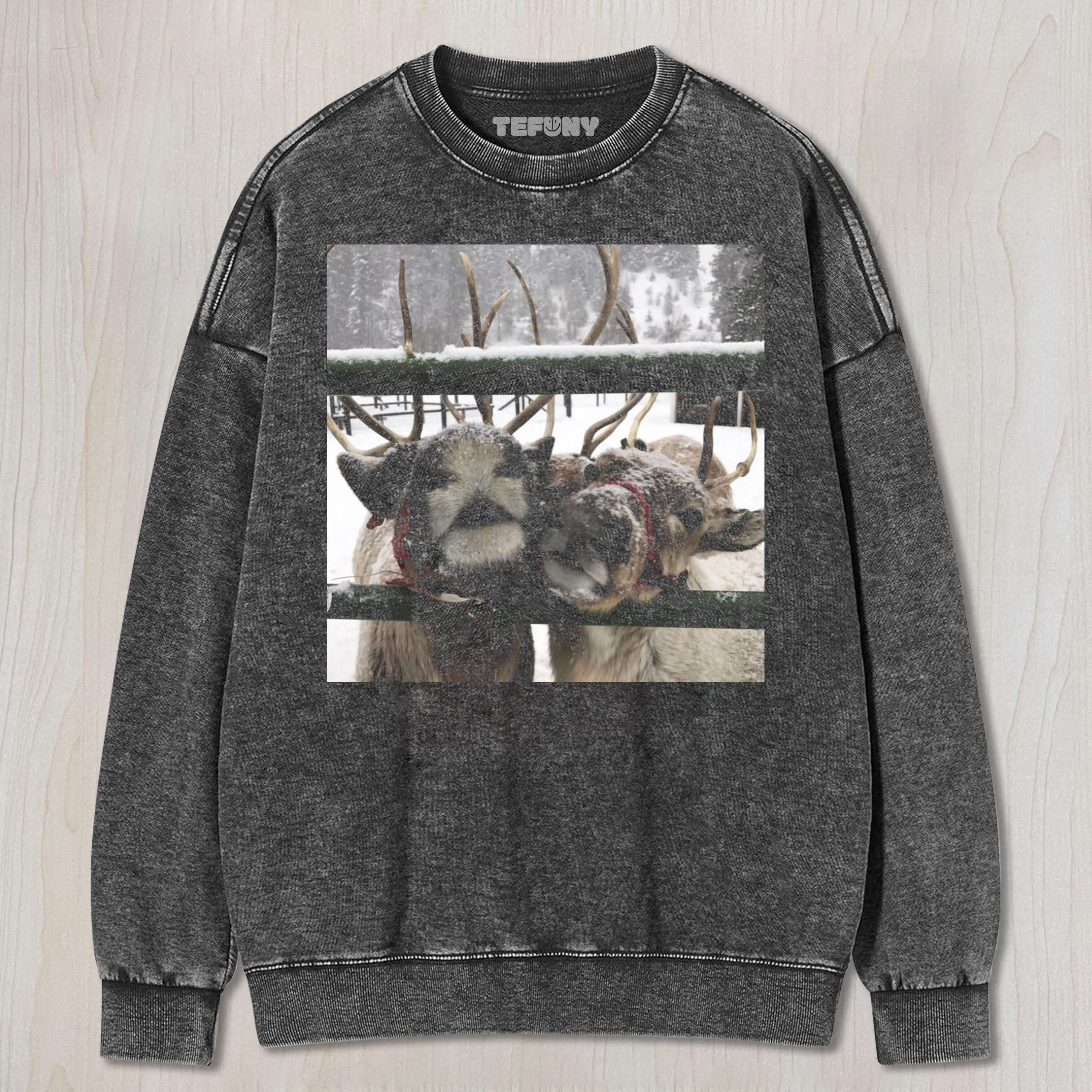 CHRISTMAS REINDEER TEE & SWEAT & HOOD