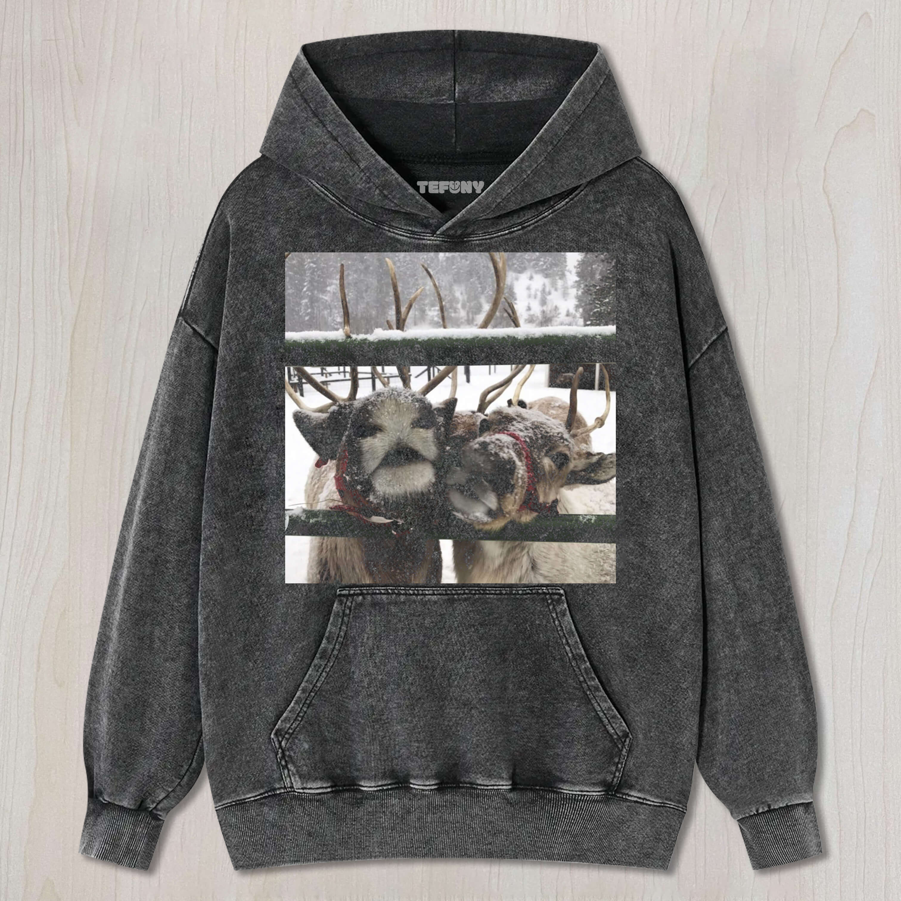 CHRISTMAS REINDEER TEE & SWEAT & HOOD