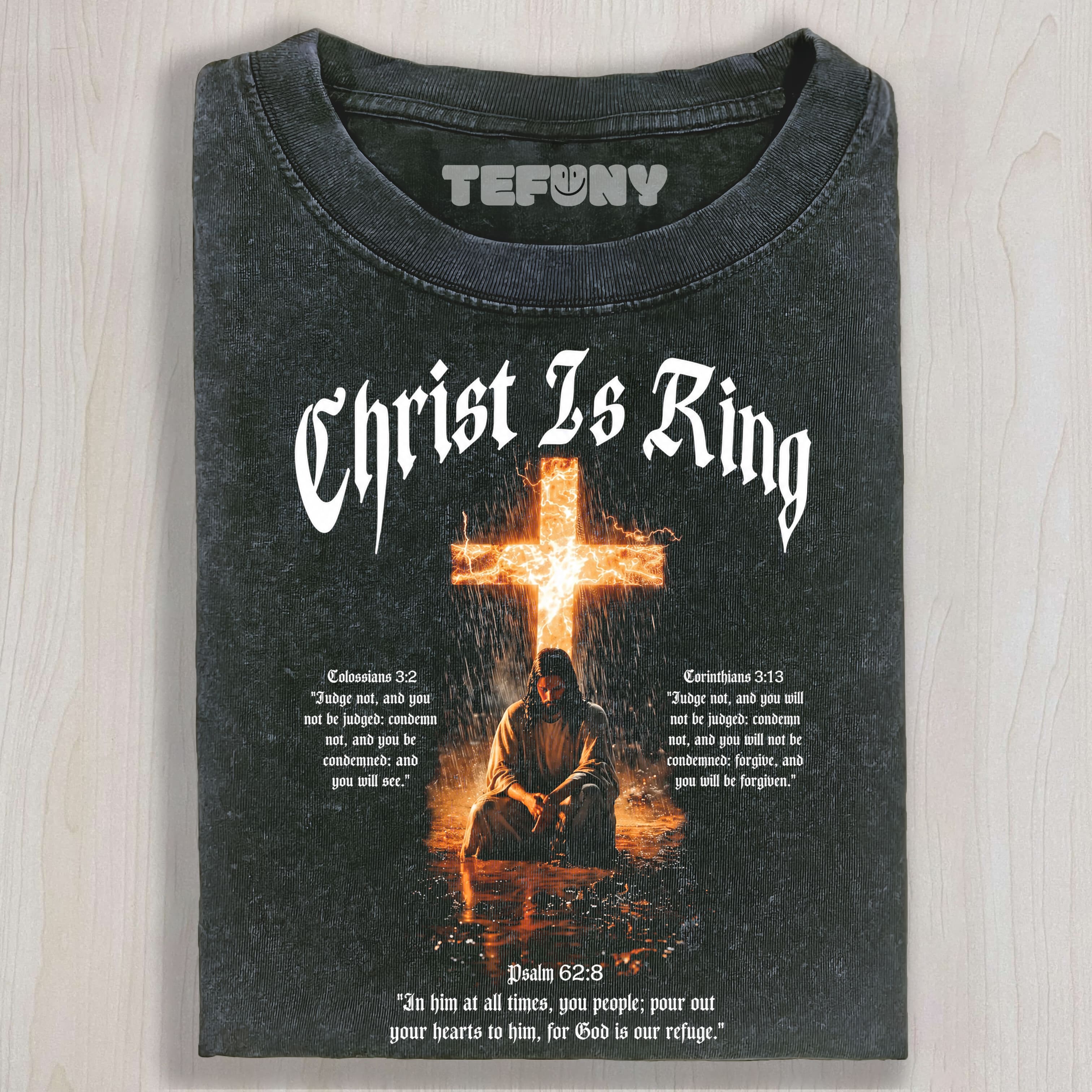 CHRIST IS KING UNISEX TEE, TANK TOP, LAYERED LS, SWEATSHIRT & HOODIE