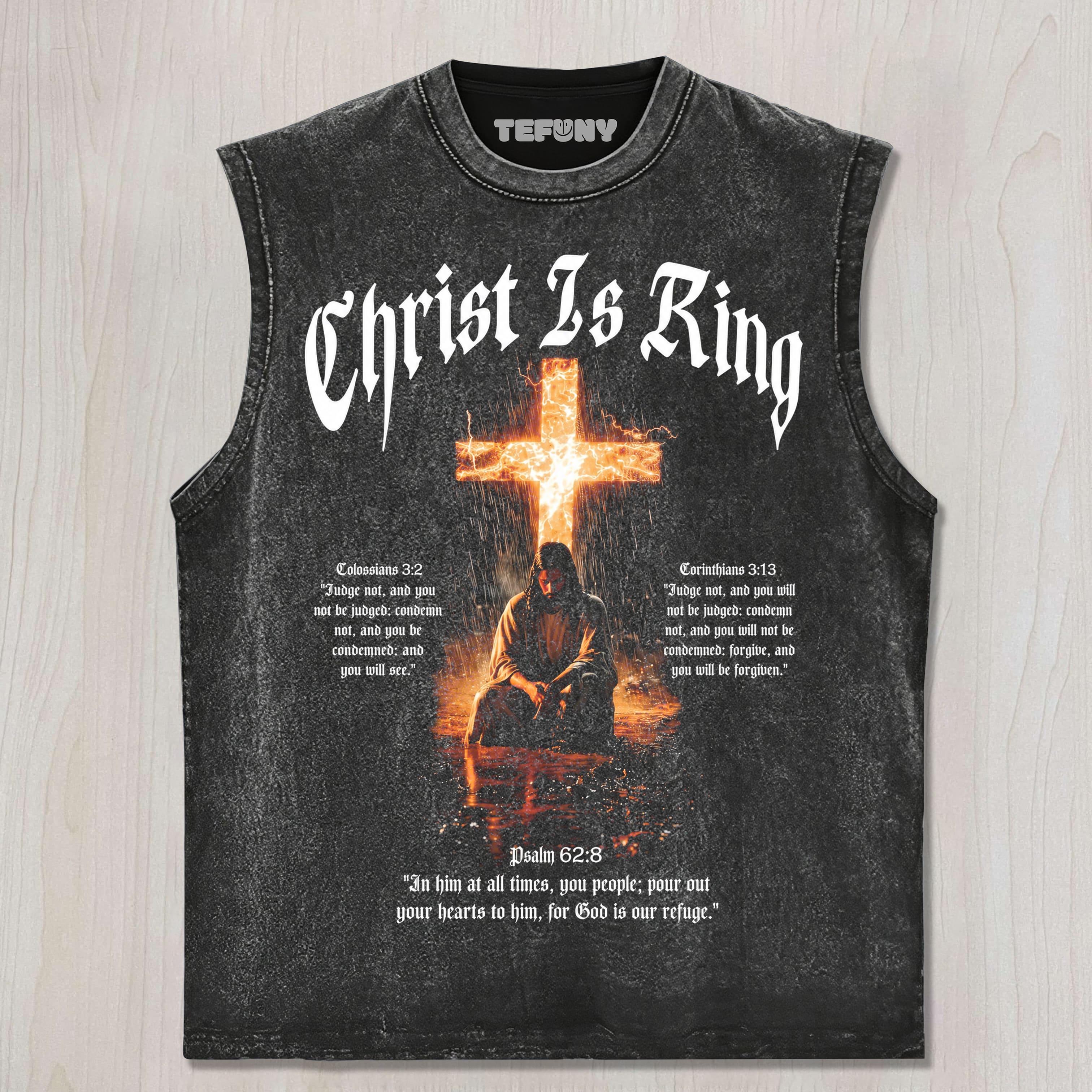 CHRIST IS KING UNISEX TEE, TANK TOP, LAYERED LS, SWEATSHIRT & HOODIE