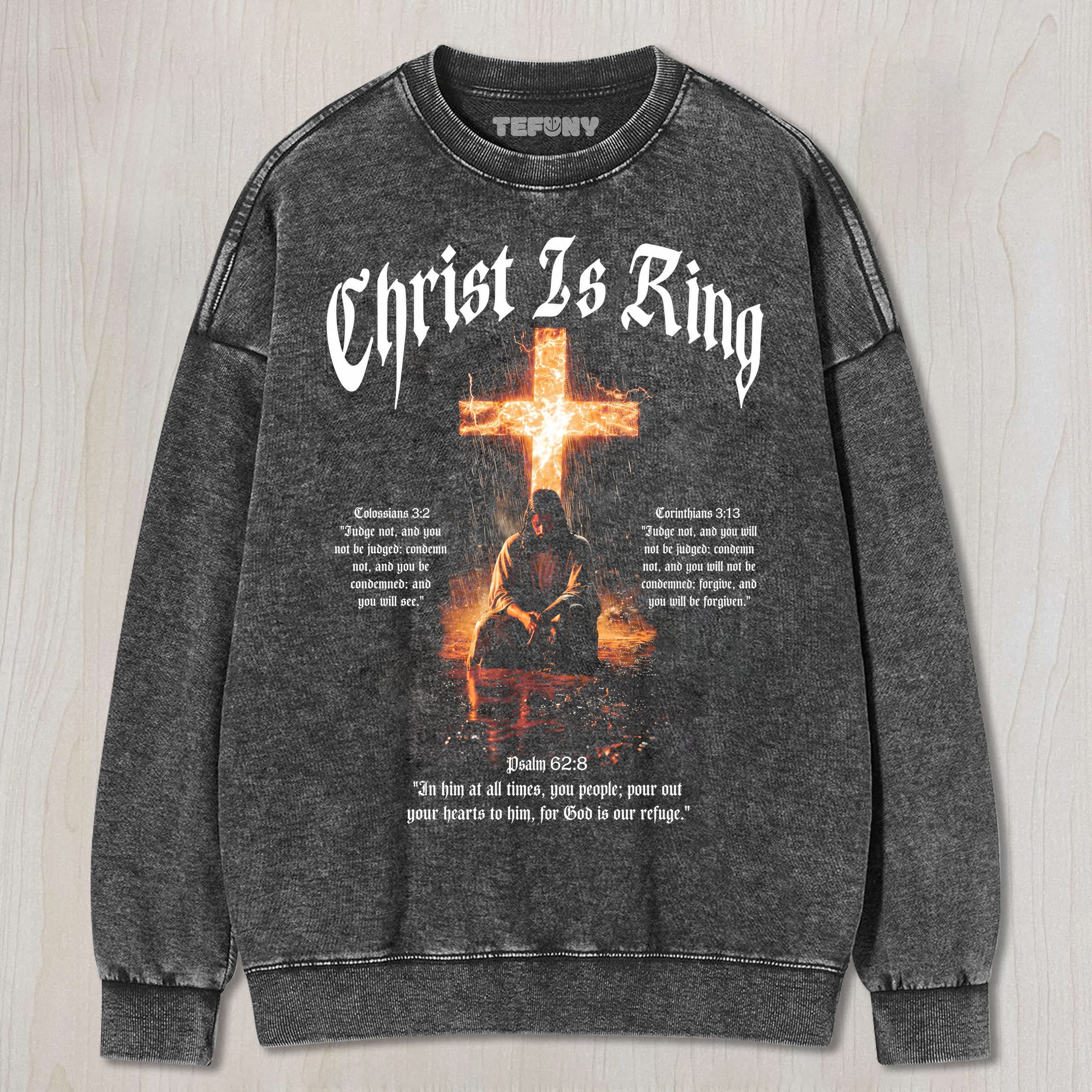 CHRIST IS KING UNISEX TEE, TANK TOP, LAYERED LS, SWEATSHIRT & HOODIE