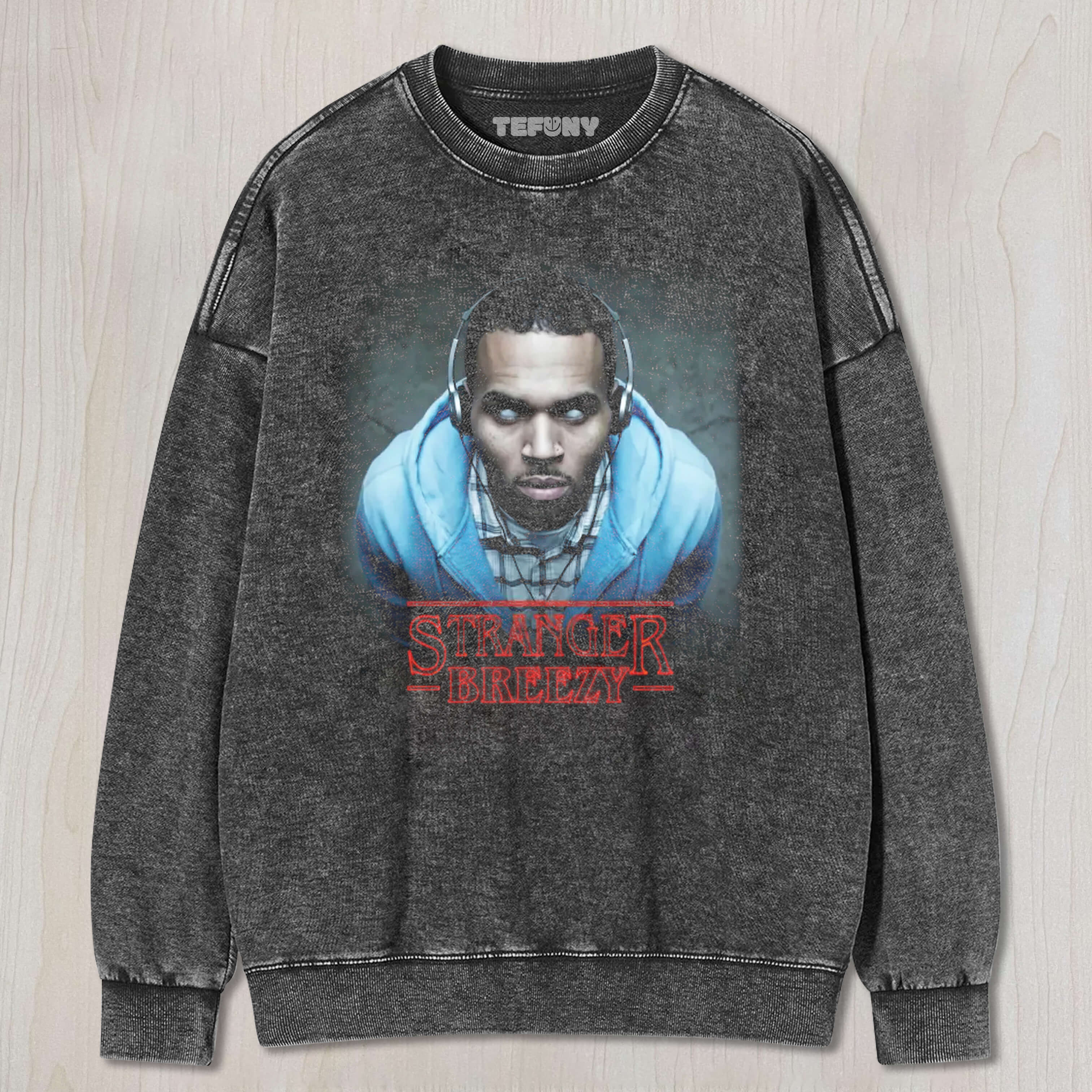 CHRIS BROWN & STRANGER THINGS MAX  TEE & SWEAT & HOOD