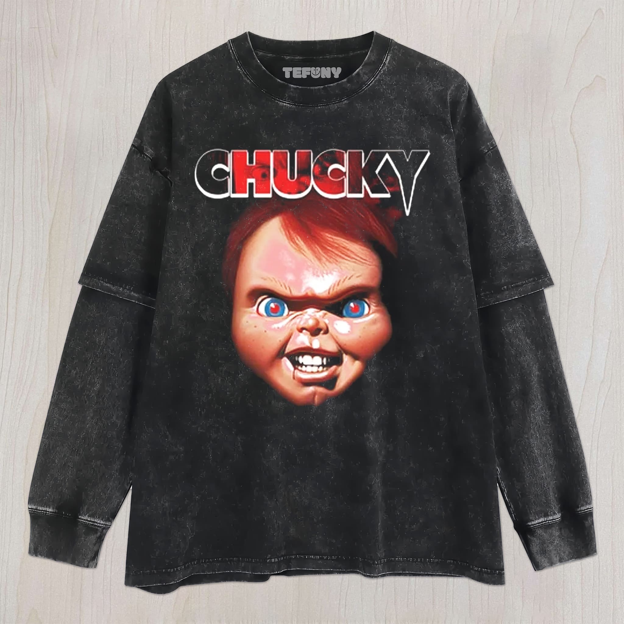 CHUCKY UNISEX TEE, TANK TOP, LAYERED LS, SWEATSHIRT & HOODIE