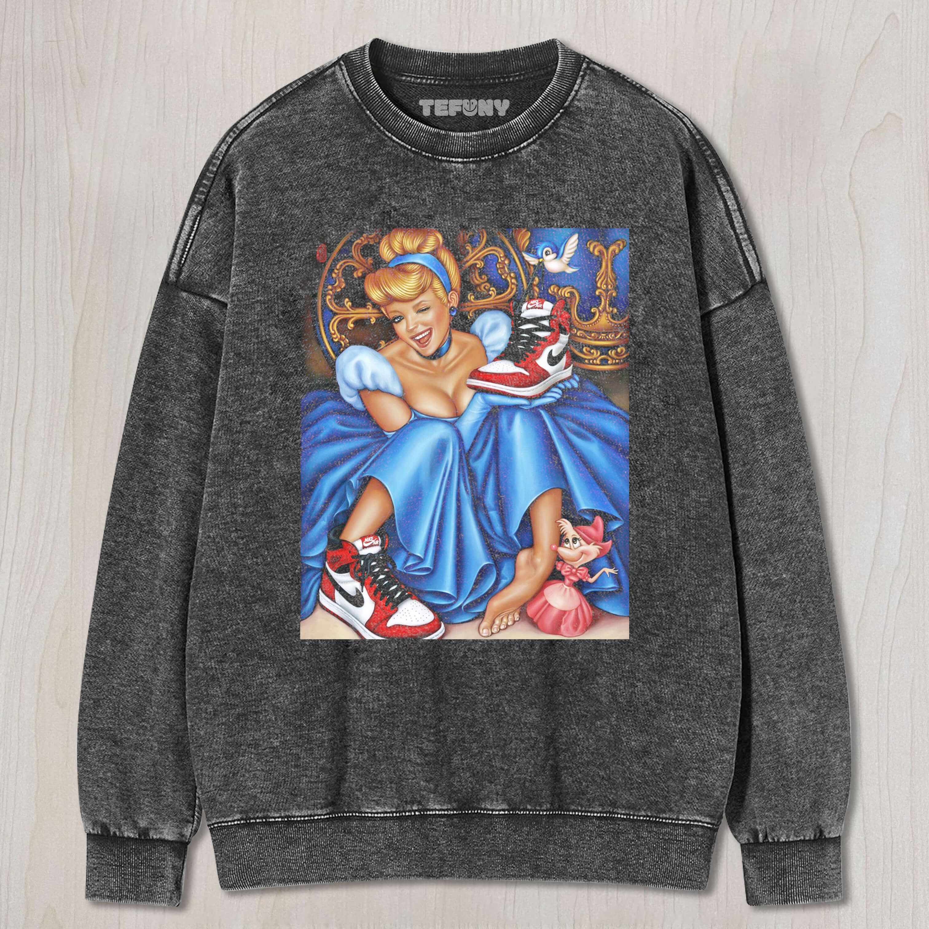 CINDERELLA WEARING AJ T-SHIRT & LONG SLEEVES & HOODIES