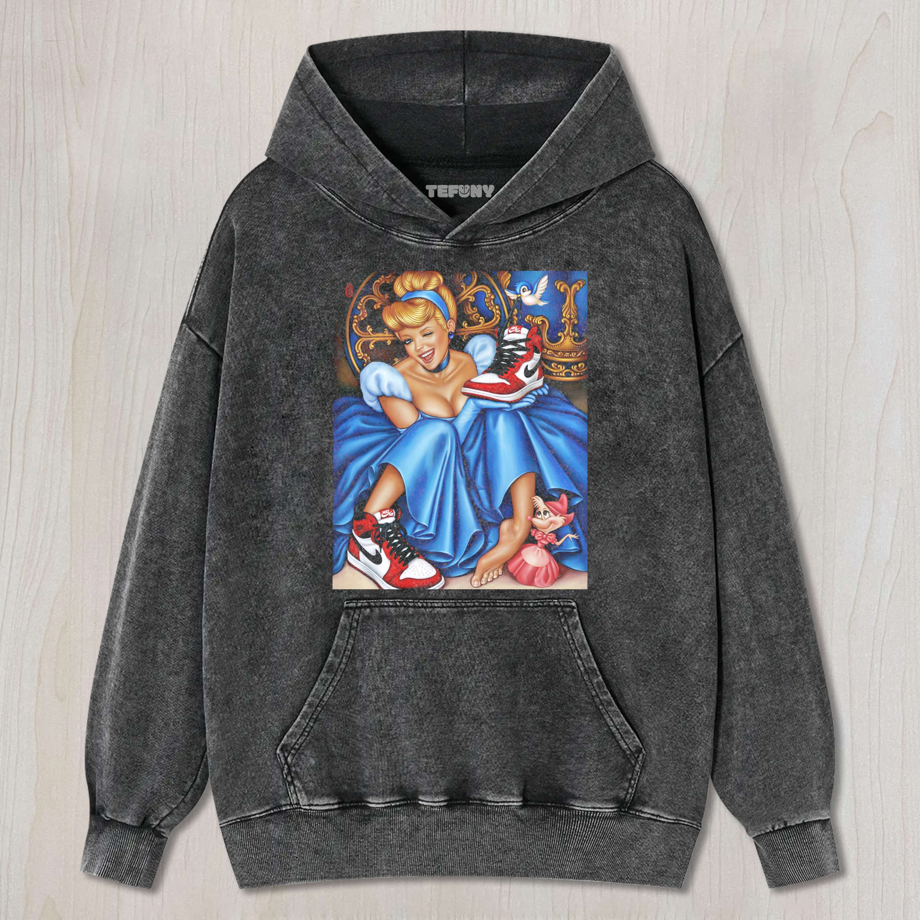 CINDERELLA WEARING AJ T-SHIRT & LONG SLEEVES & HOODIES