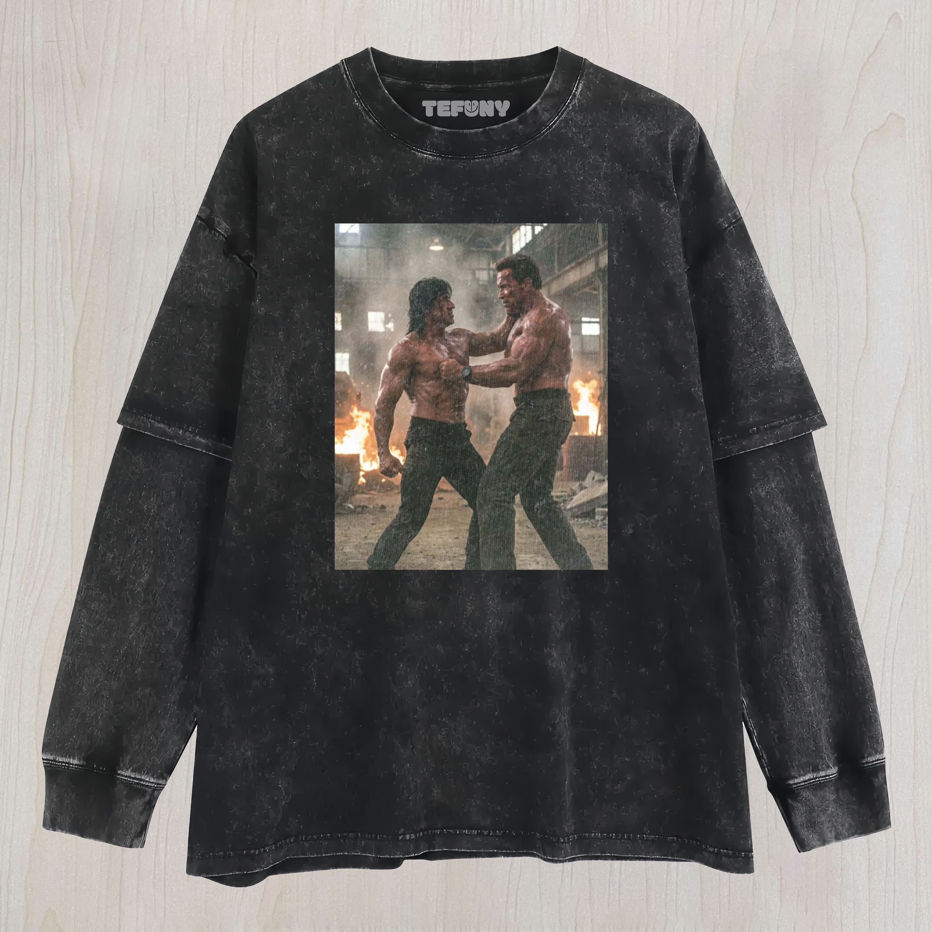 CLASH OF TITANS UNISEX TEE, TANK TOP, LAYERED LS, SWEATSHIRT & HOODIE