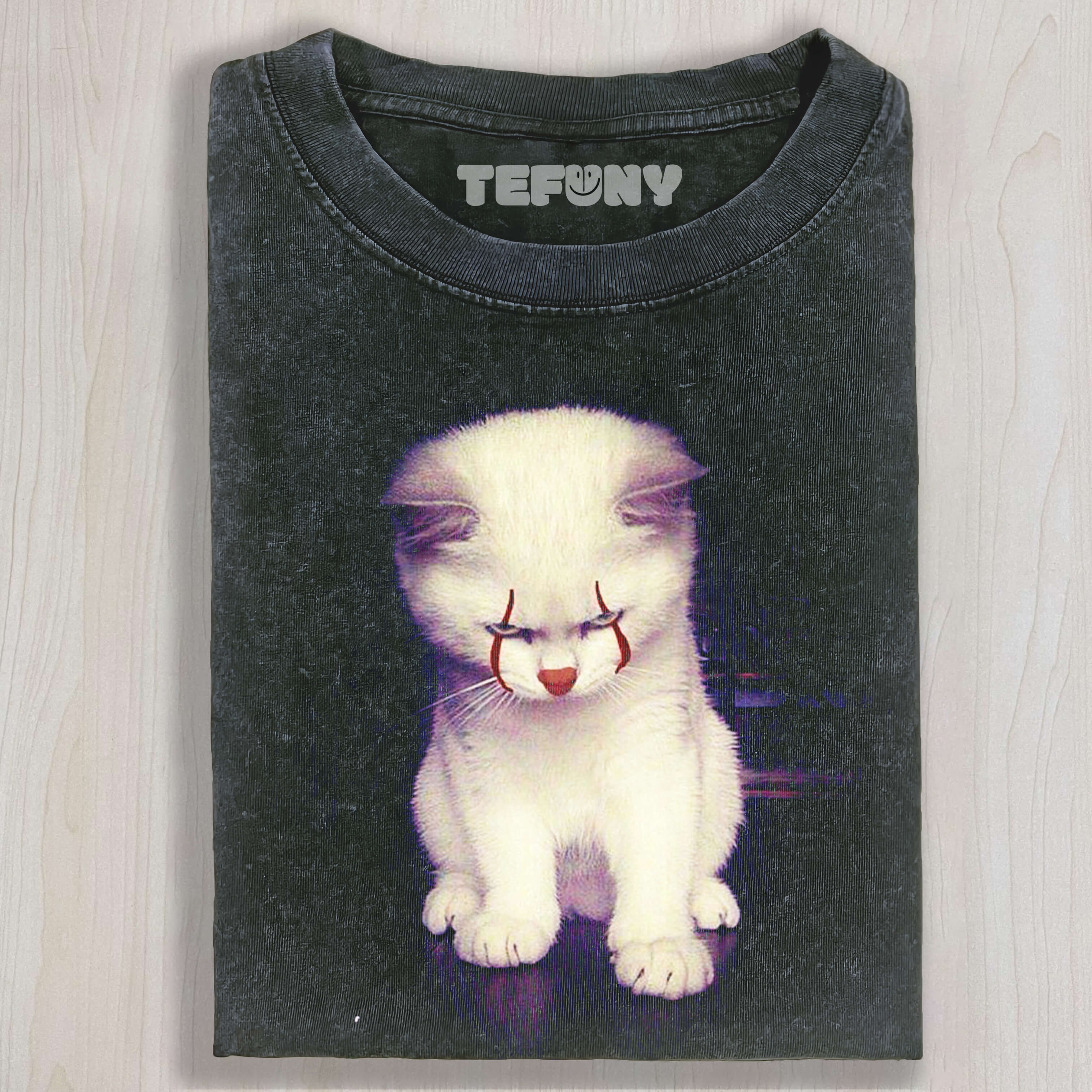 CLOWN KITTEN T-SHIRT & LONG SLEEVES & HOODIES