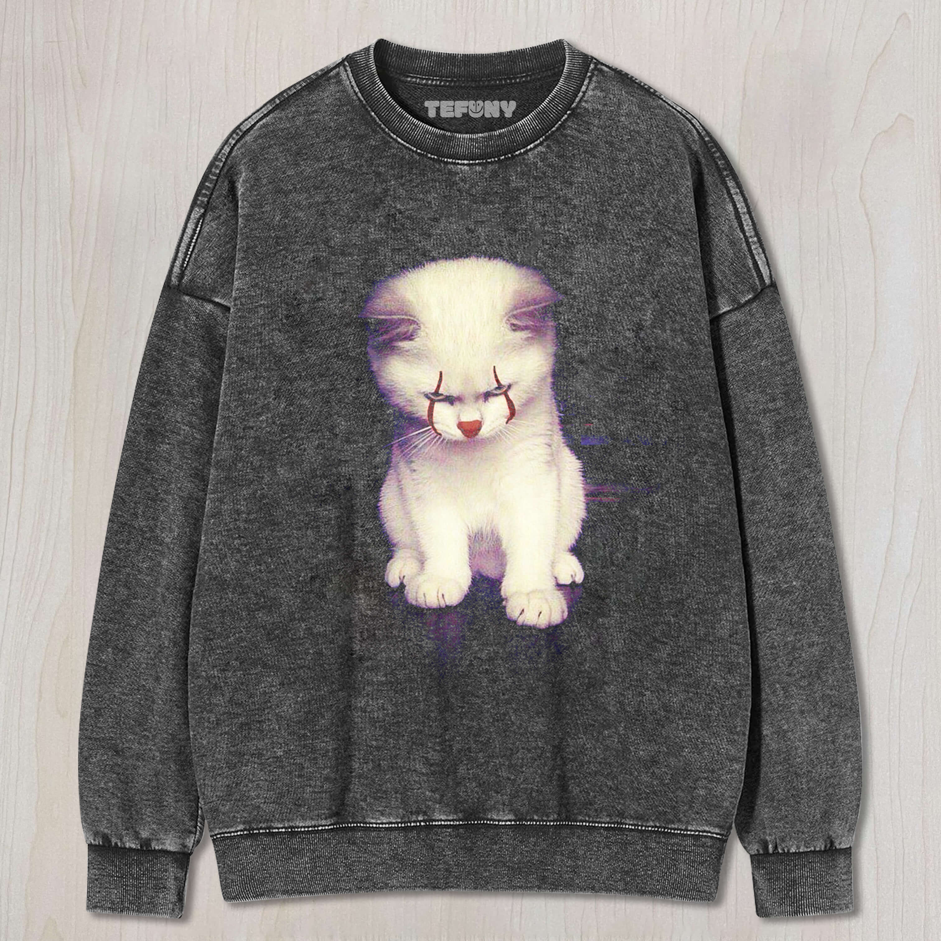 CLOWN KITTEN T-SHIRT & LONG SLEEVES & HOODIES