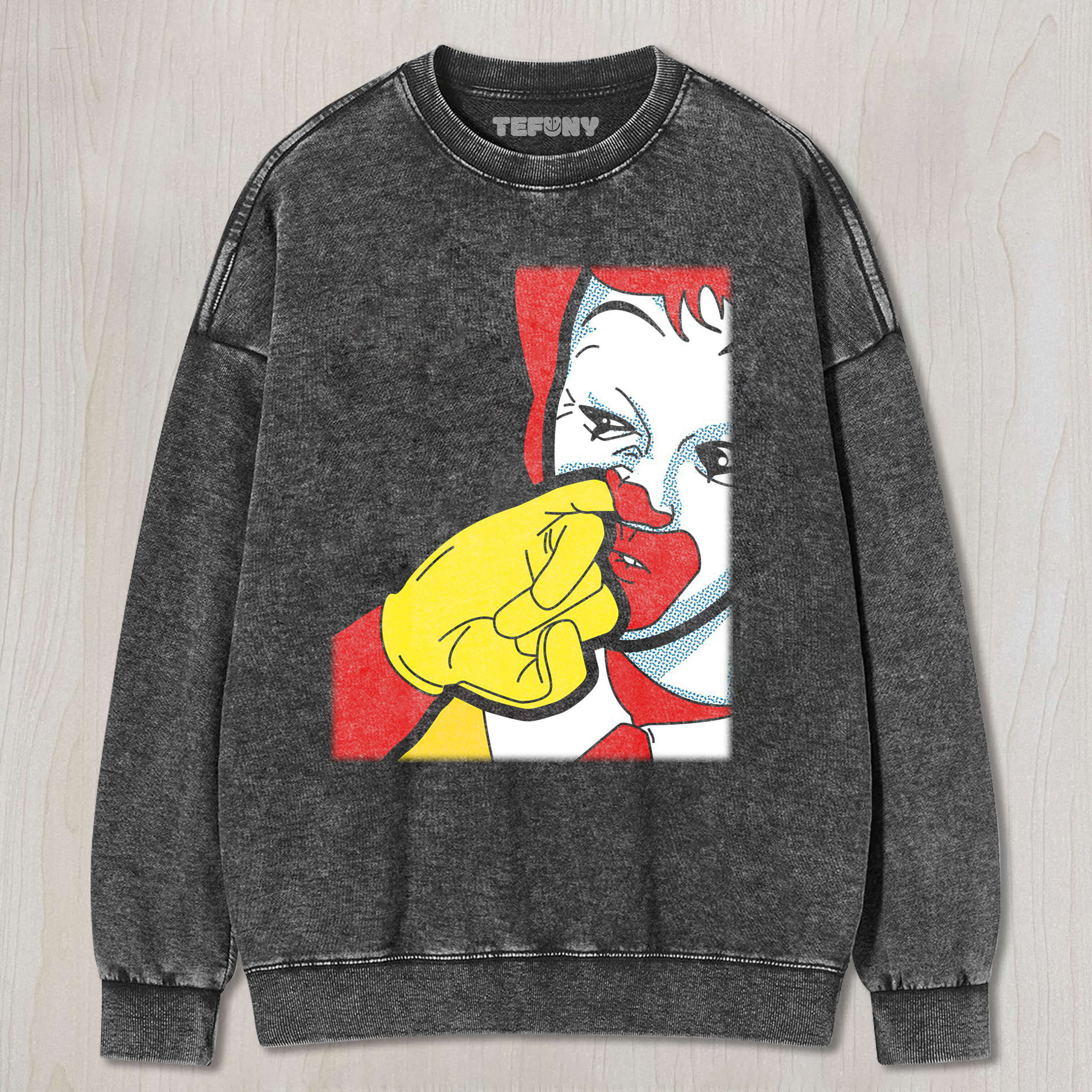 CLOWN PICKING NOSE UNISEX TEE, TANK TOP, LAYERED LS, SWEATSHIRT & HOODIE