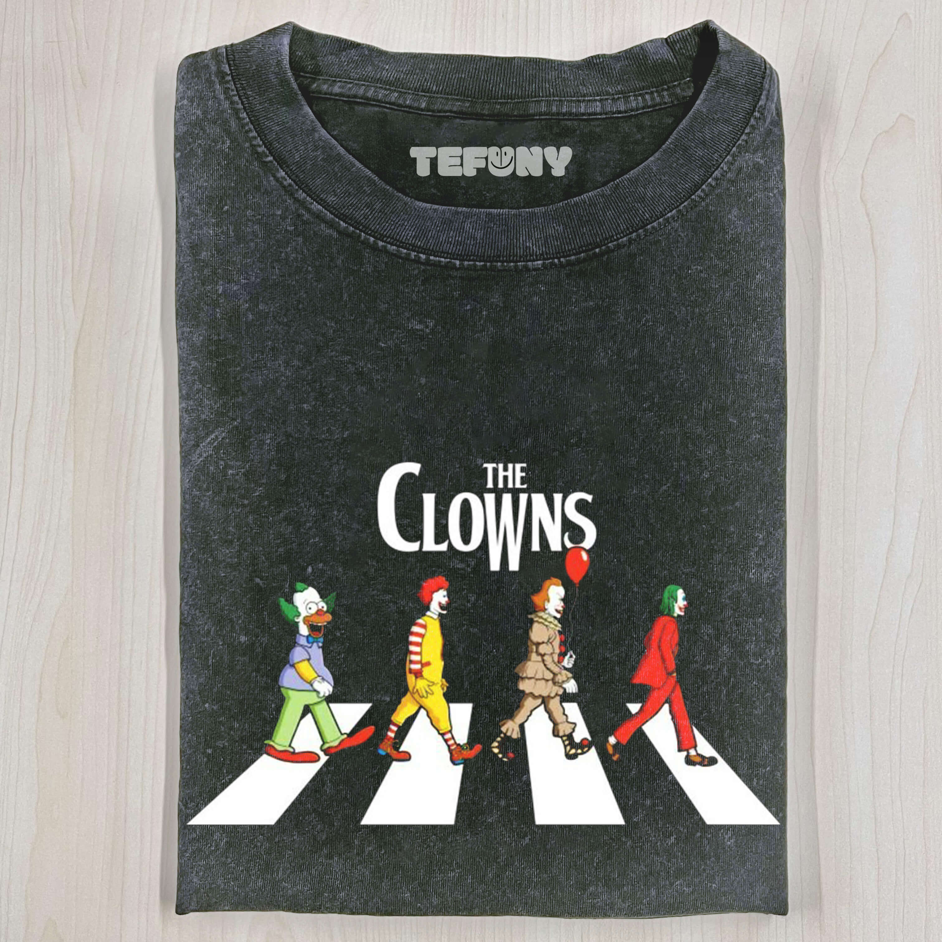 CLOWN WALKING ON THE STREET T-SHIRT