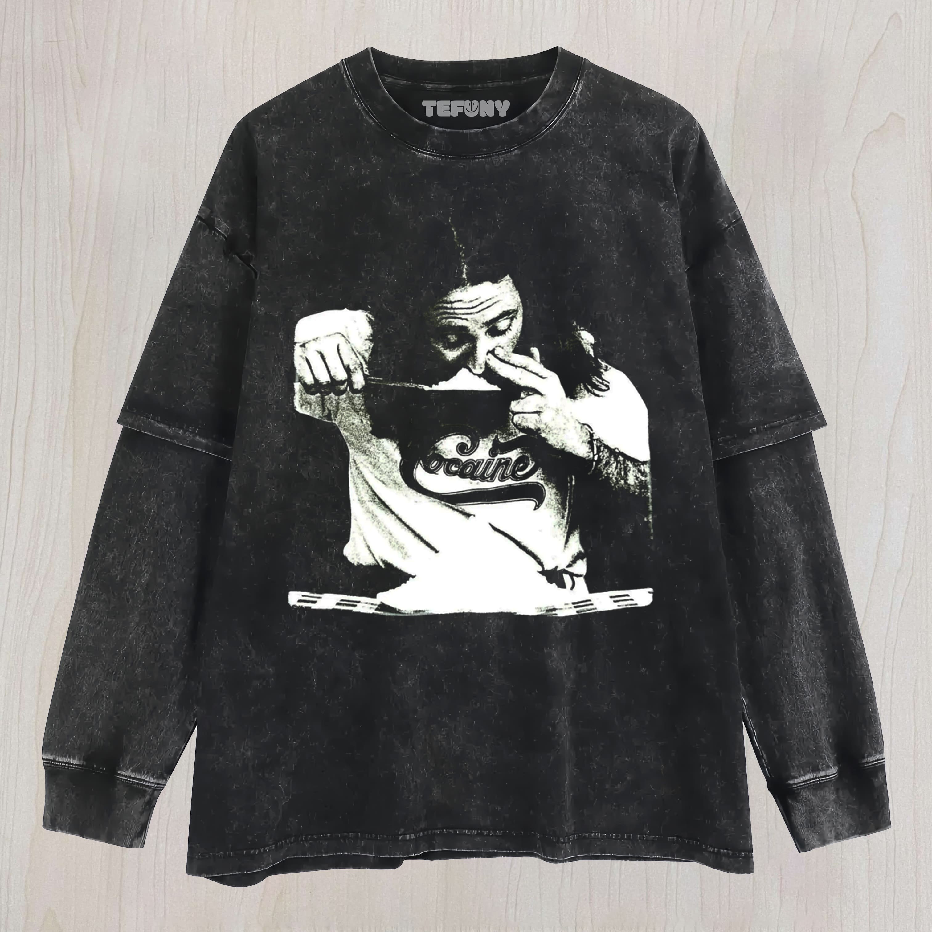 COCAINE UNISEX TEE, TANK TOP, LAYERED LS, SWEATSHIRT & HOODIE