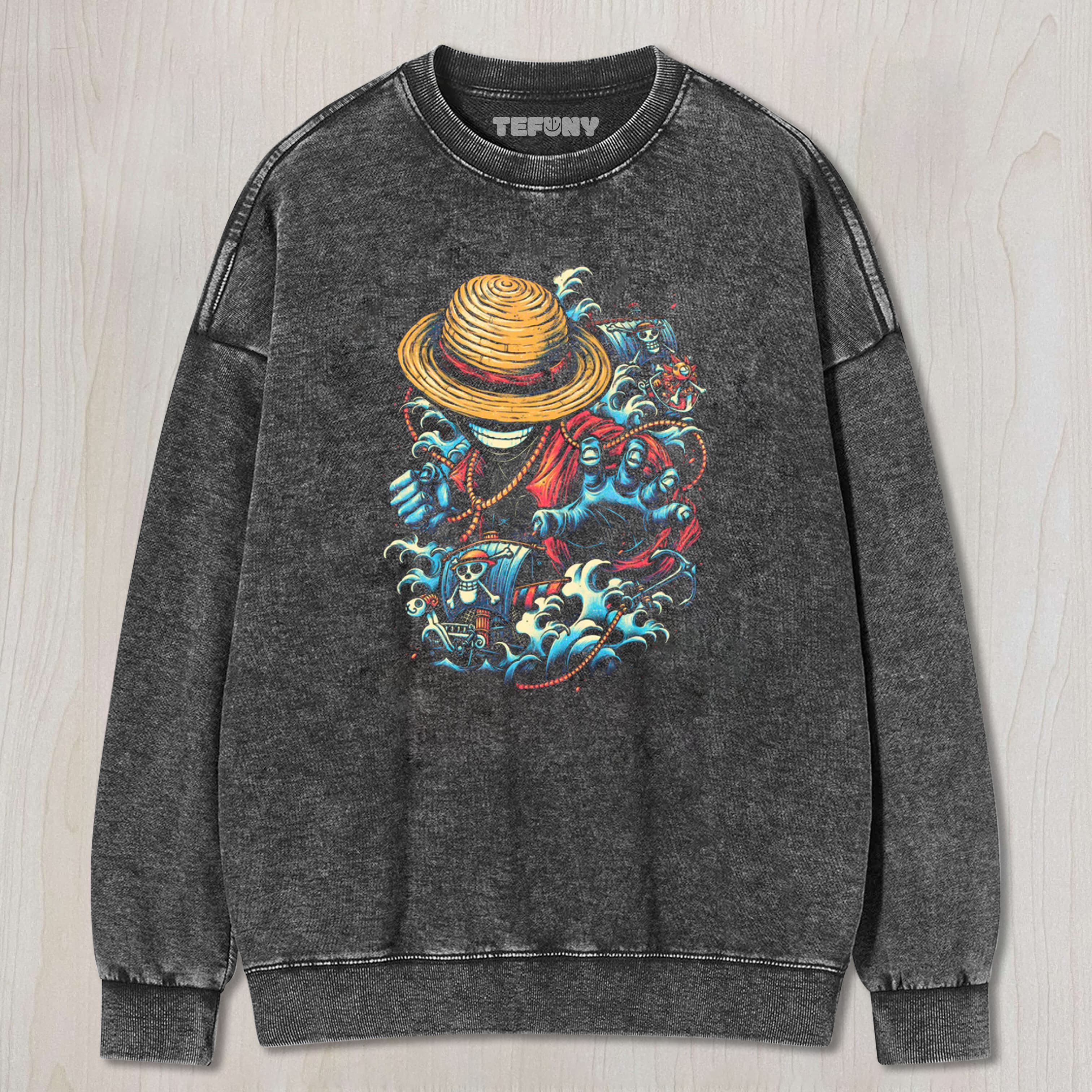 COLORFUL PIRATE UNISEX TEE, TANK TOP, LAYERED LS, SWEATSHIRT & HOODIE
