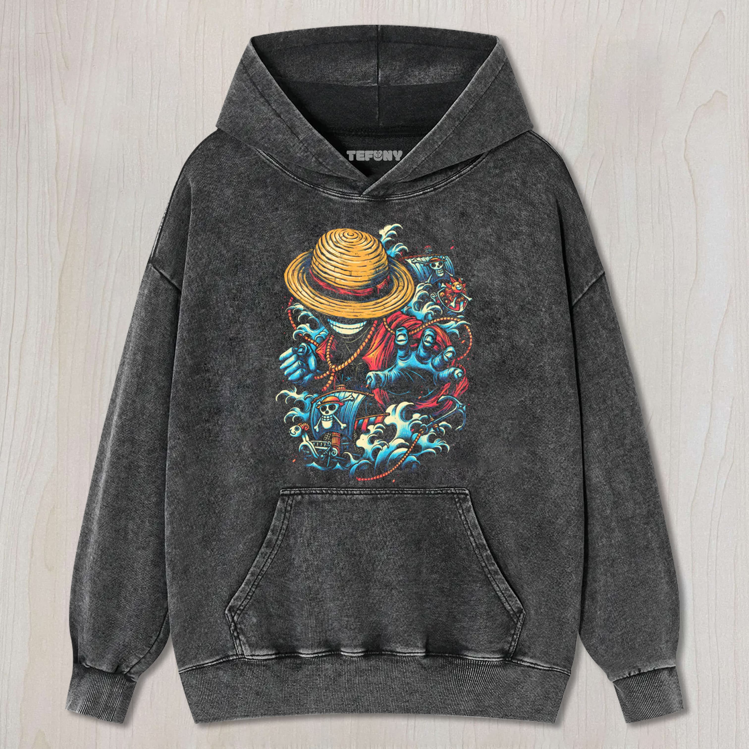COLORFUL PIRATE UNISEX TEE, TANK TOP, LAYERED LS, SWEATSHIRT & HOODIE