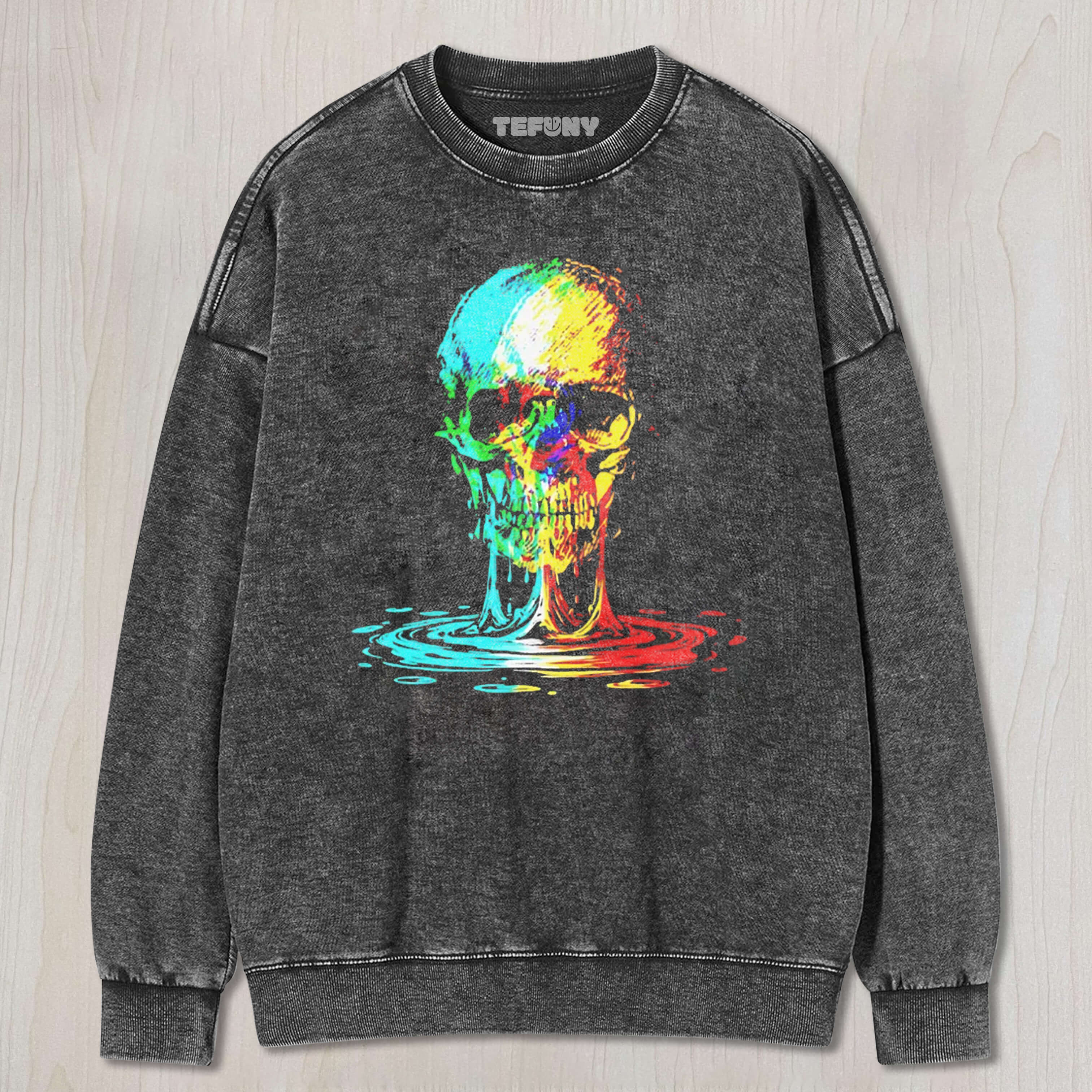 COLORFUL SKULLS TEE & SWEAT & HOOD