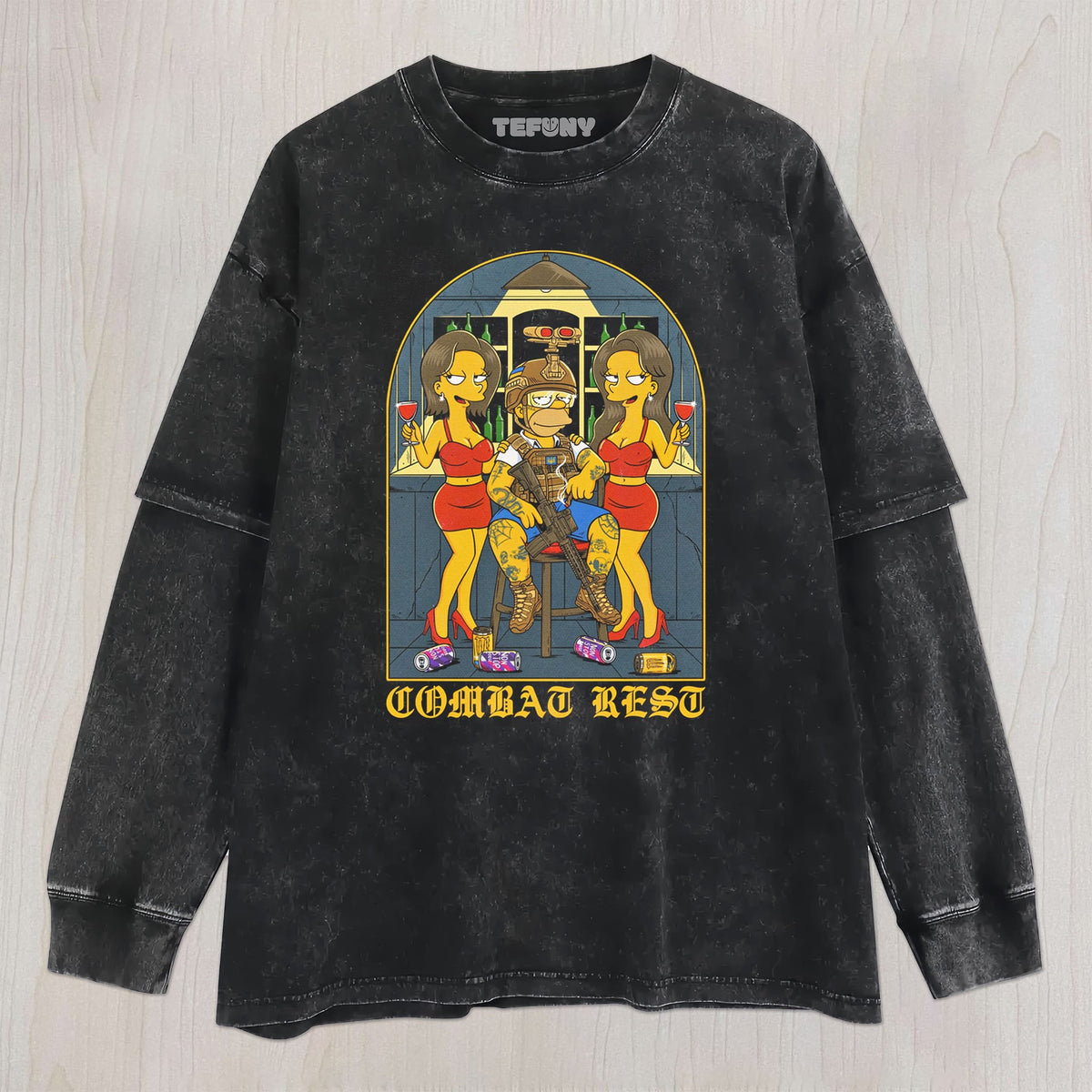 COMBAT REST TACTICAL VIBES UNISEX TEE, TANK TOP, LAYERED LS, SWEATSHIRT & HOODIE