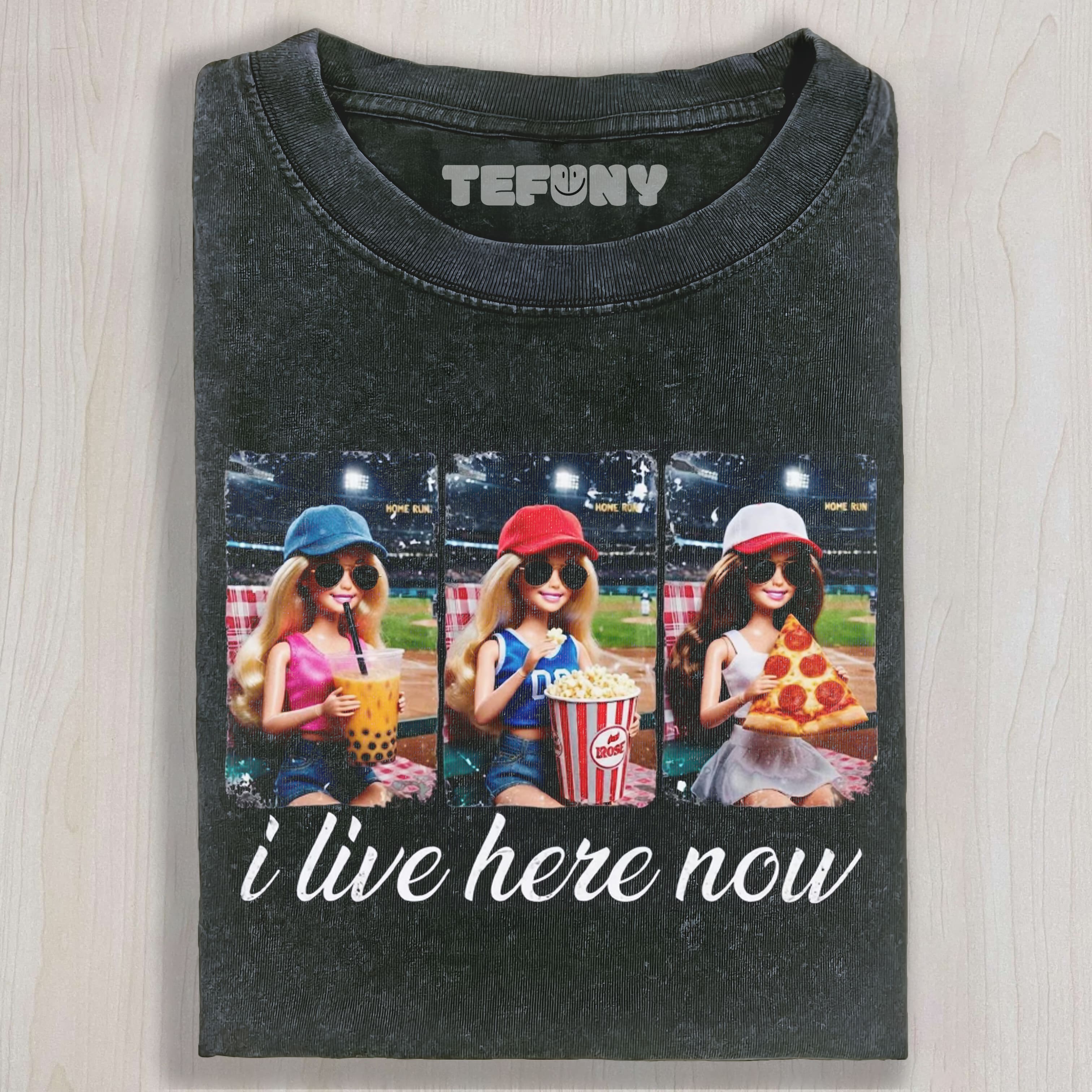 COMFORT COLORS BARBIE BALLFIELD DARK UNISEX TEE, TANK TOP, LAYERED LS, SWEATSHIRT & HOODIE