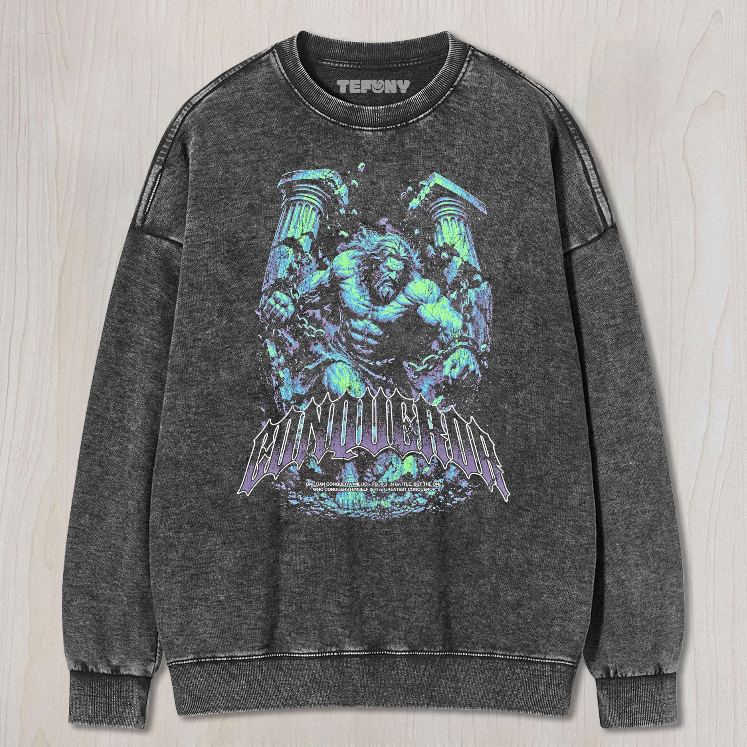 CONQUEROR  UNISEX TEE, TANK TOP, LAYERED LS, SWEATSHIRT & HOODIE