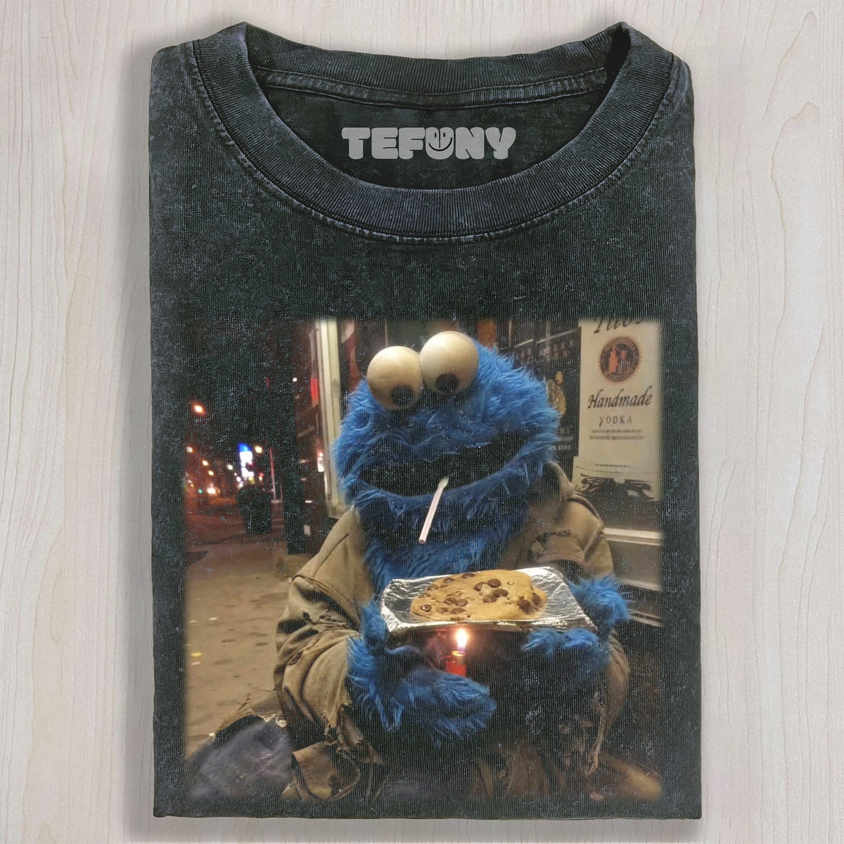 COOKIE MONSTER BAKED COOKIES UNISEX TEE, TANK TOP, LAYERED LS, SWEATSHIRT & HOODIE